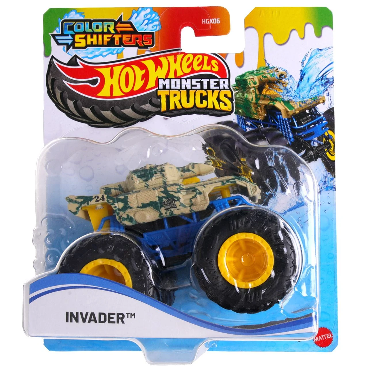Hot Wheels Masinute Monster Trucks Color Shifters - Mattel - poza 2