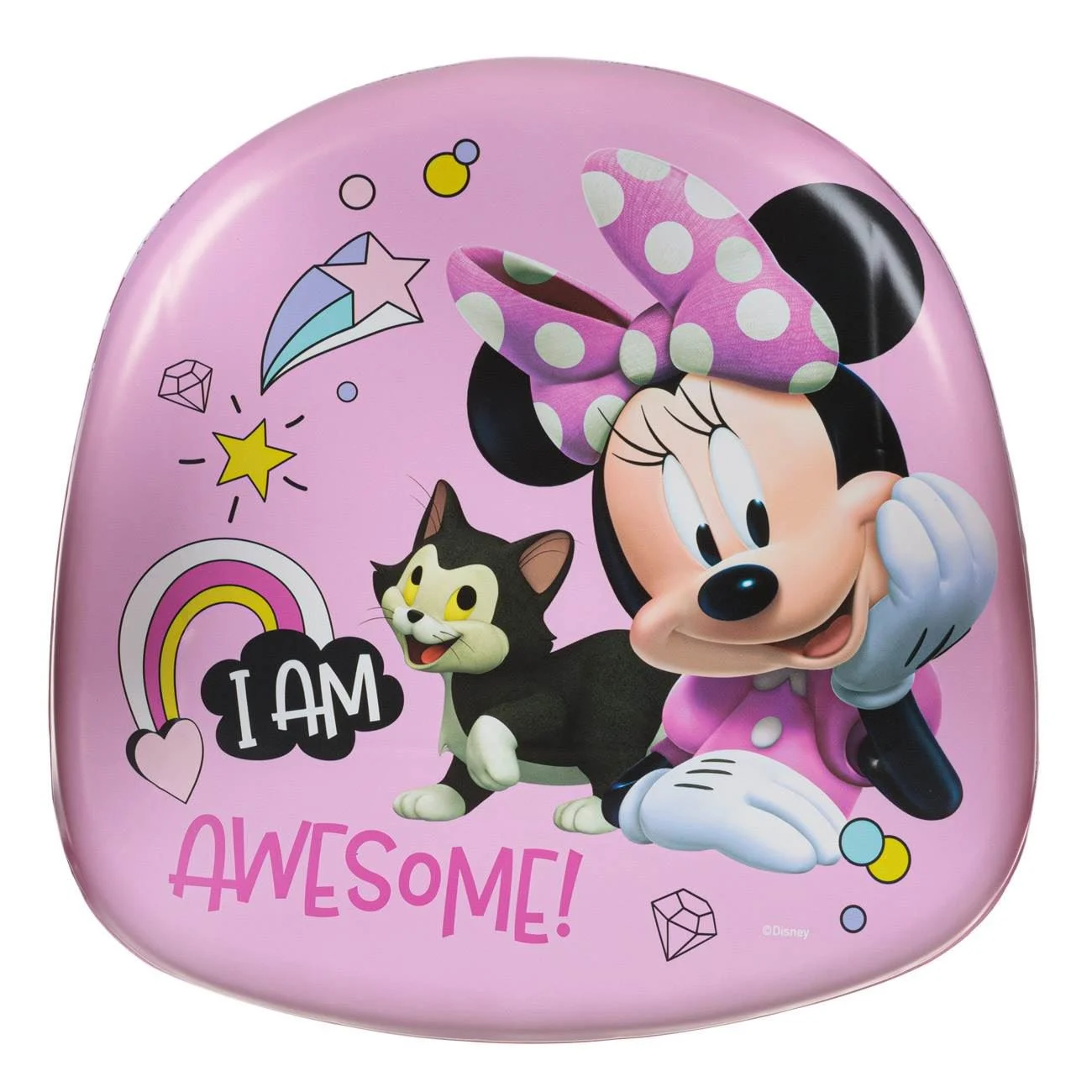 Scaun Metalic cu Model Minnie Mouse Roz pentru Copii 36x35x36cm - poza 2