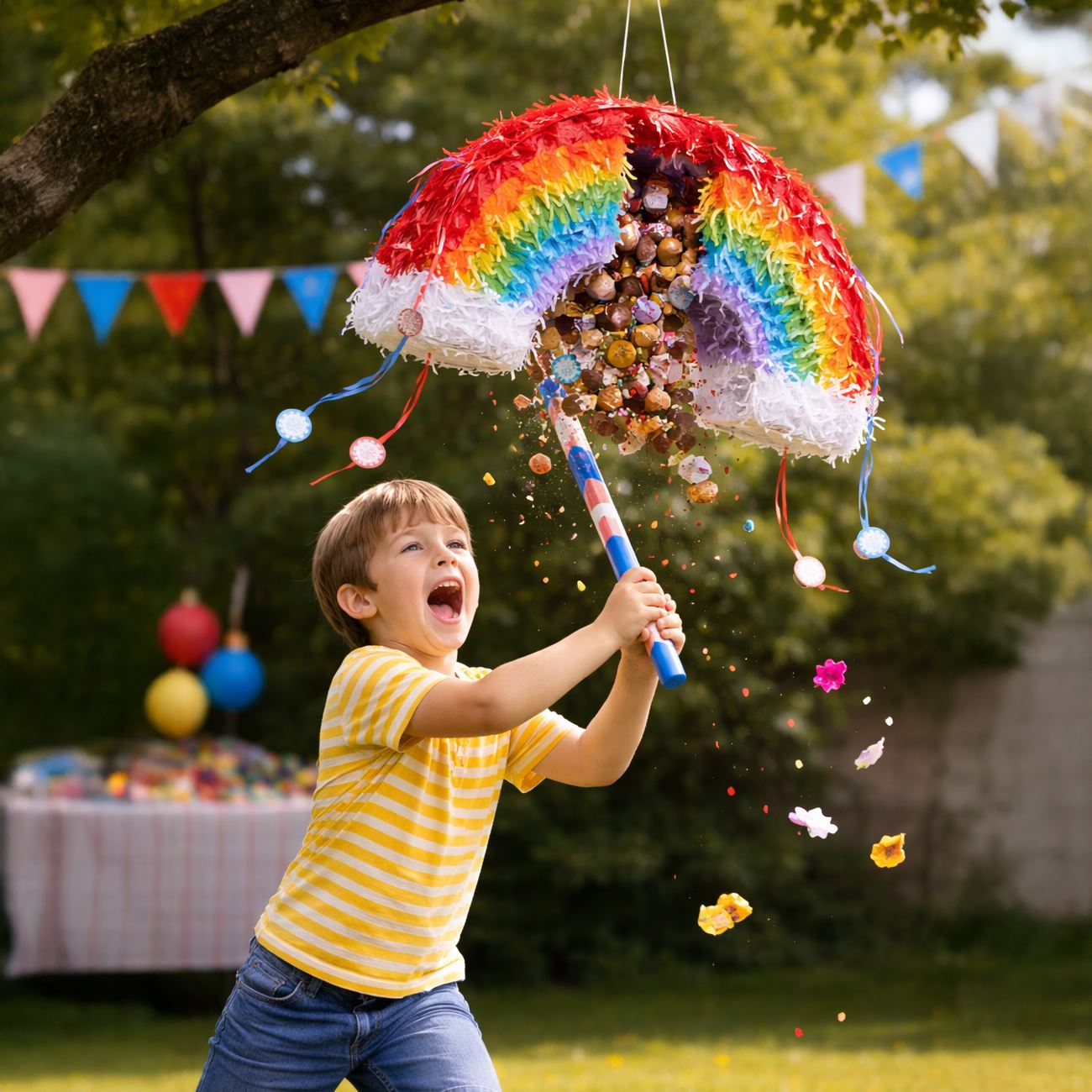 Pinata Party Curcubeu 45x10x33cm - poza 2