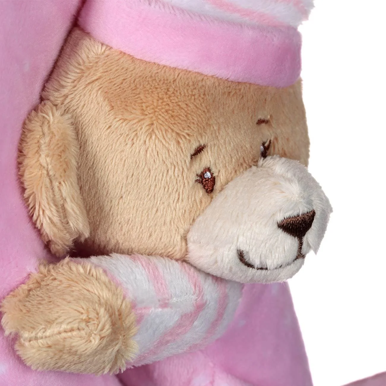Carusel Muzical pentru Patut Bebe Ursulet Roz cu Lumina 24cm - poza 10