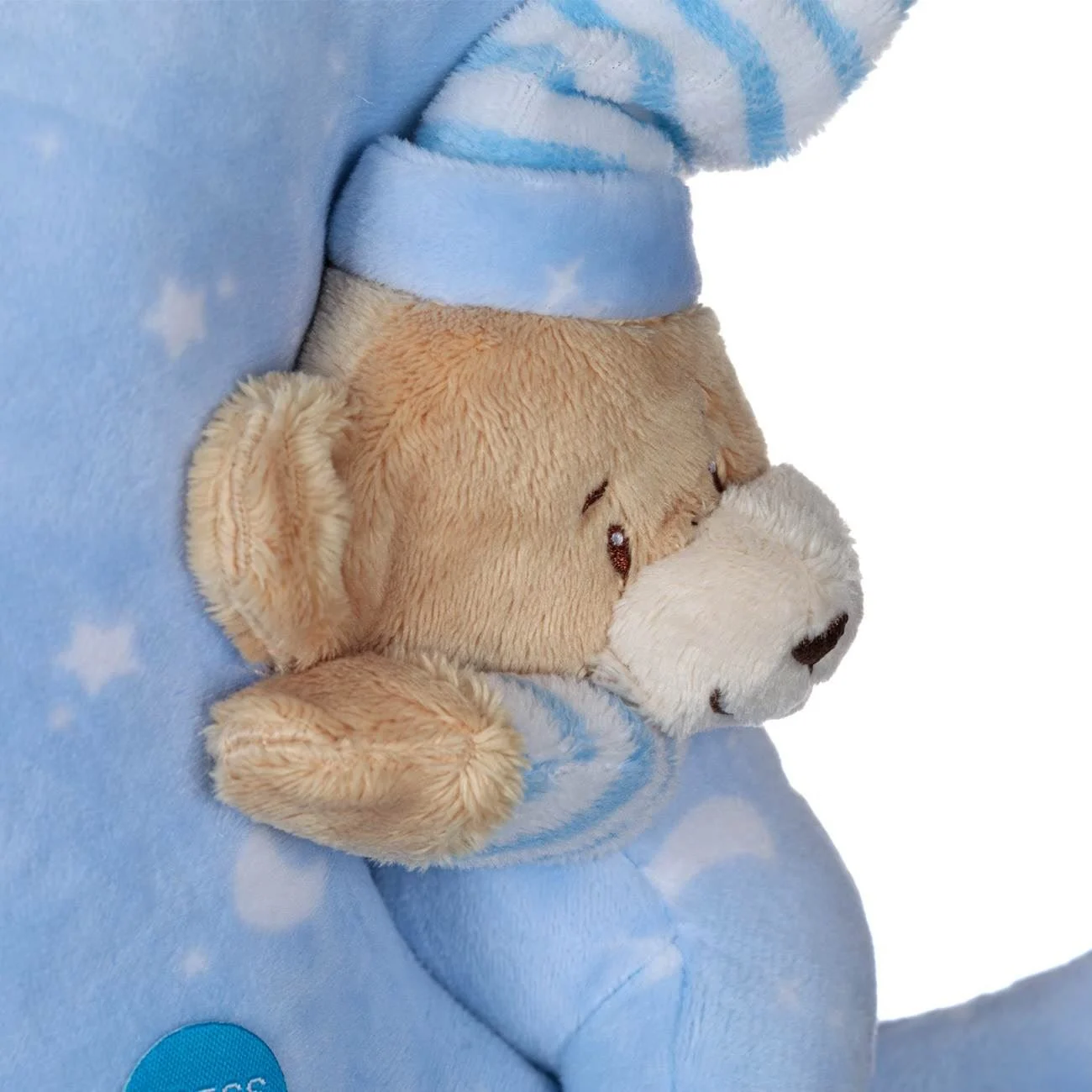 Carusel Muzical pentru Patut Luna Ursulet Bleu cu Lumina 24cm - poza 12
