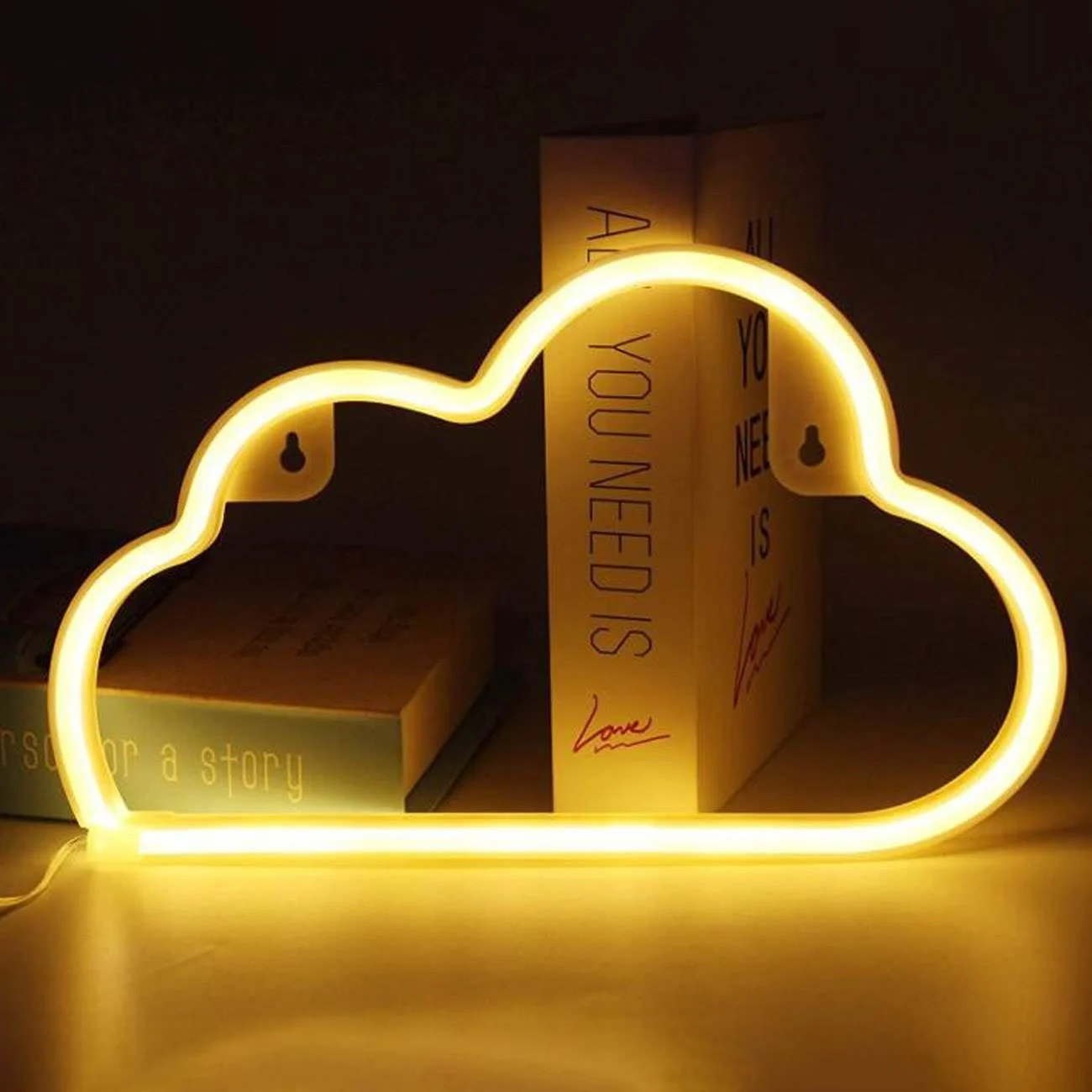 Lampa LED Neon Nor cu USB 29.5x18.3cm