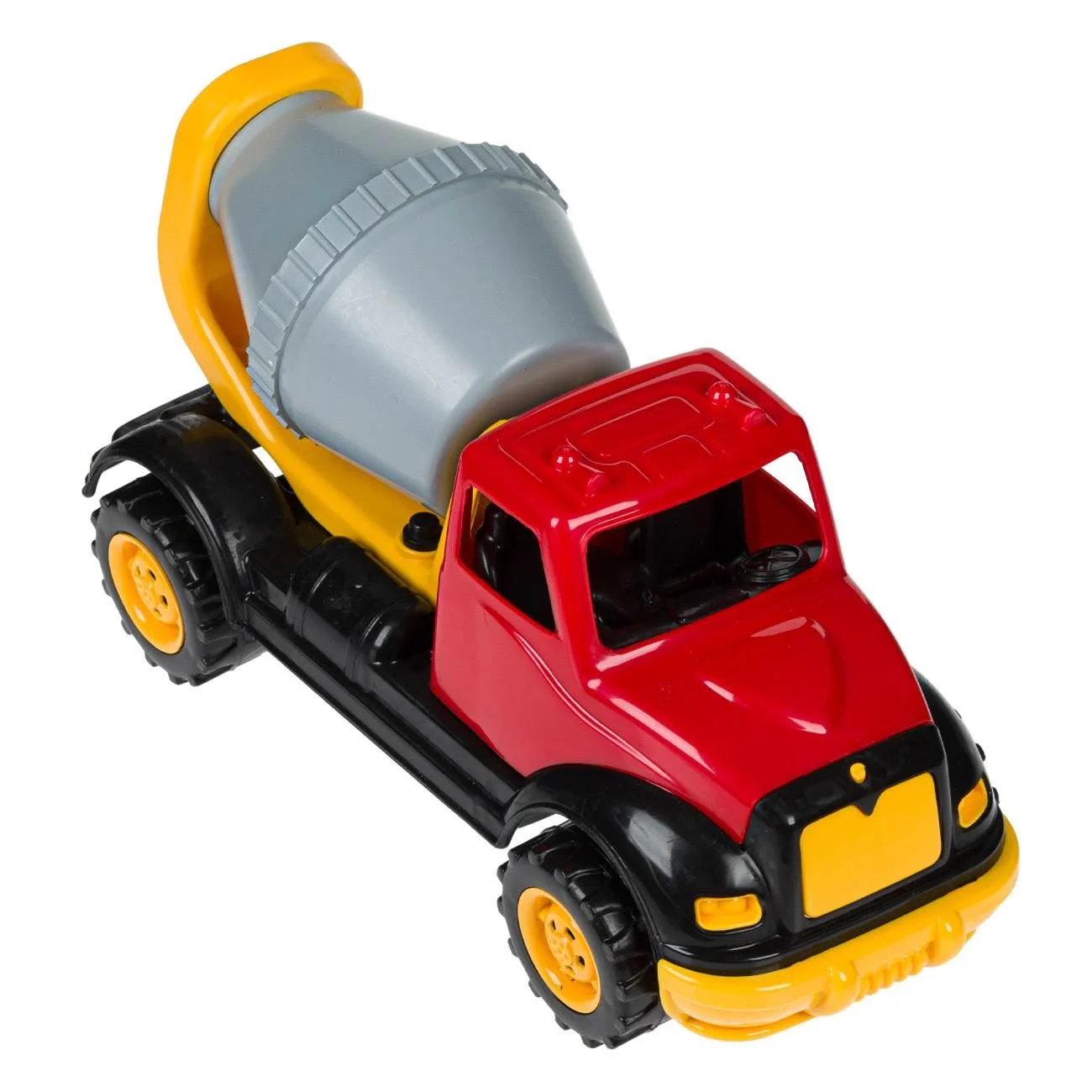 Vehicul de Santier Betoniera Rosie Gri 30cm