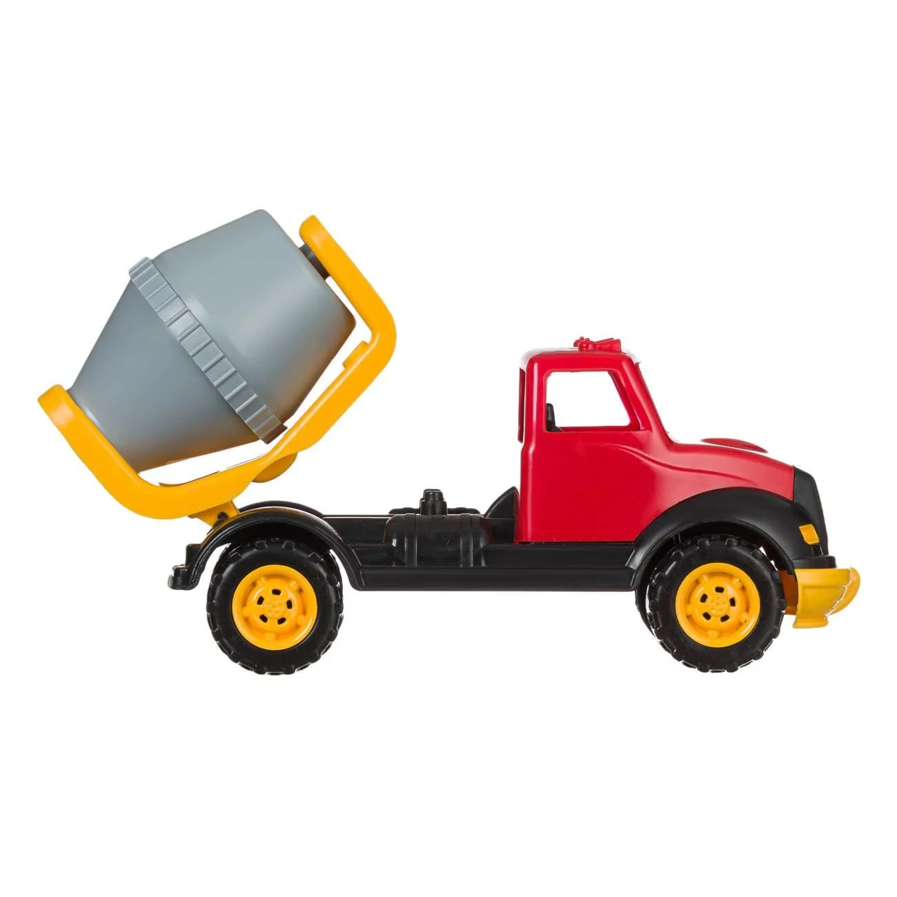 Vehicul de Santier Betoniera Rosie Gri 30cm - poza 2
