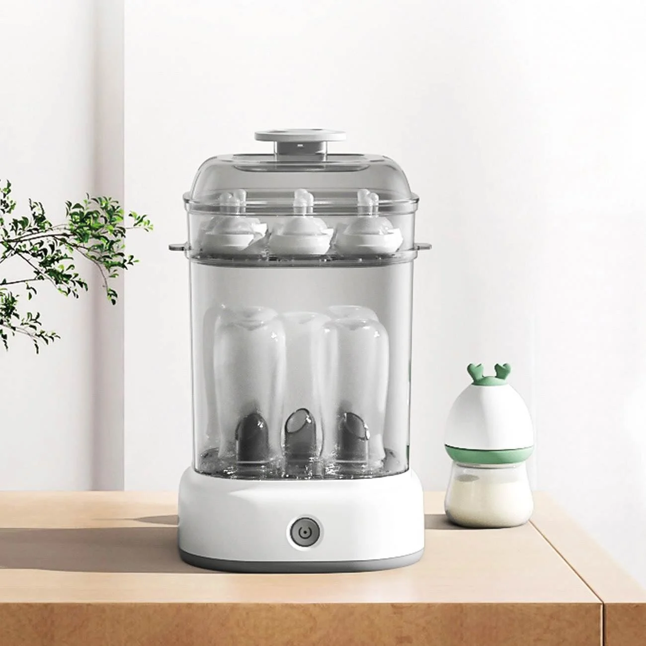 Sterilizator Electric Biberoane cu 5 Pozitii 500 W - Honey Baby