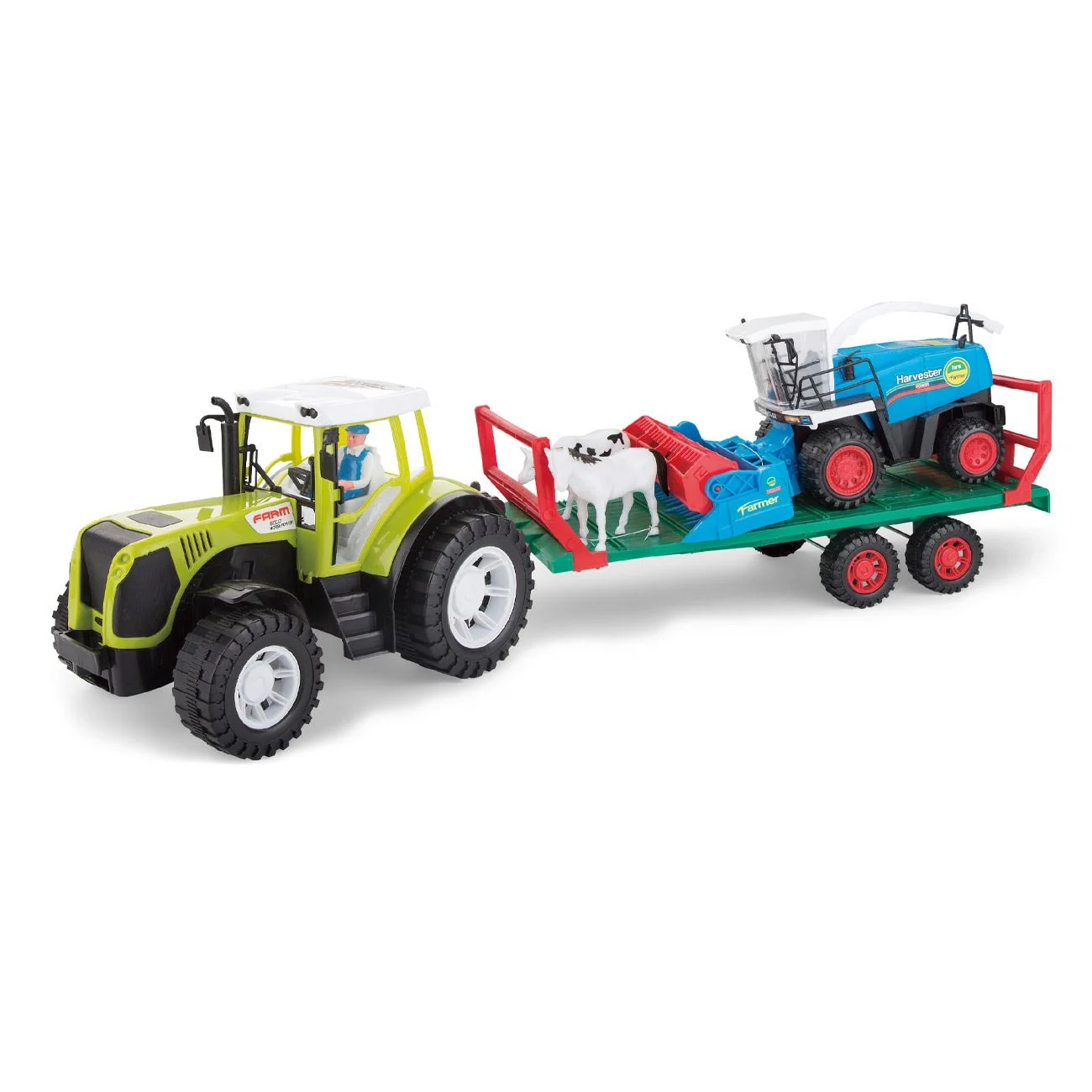 Tractor cu Remorca Masina de Treierat & Sunet