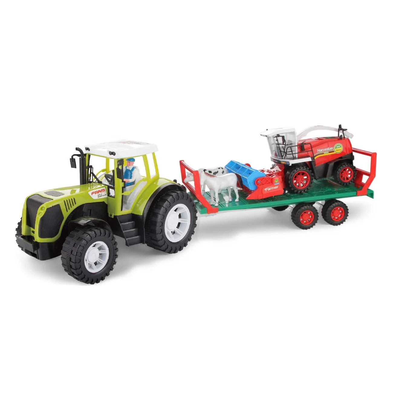 Tractor cu Remorca Masina de Treierat & Sunet - poza 2