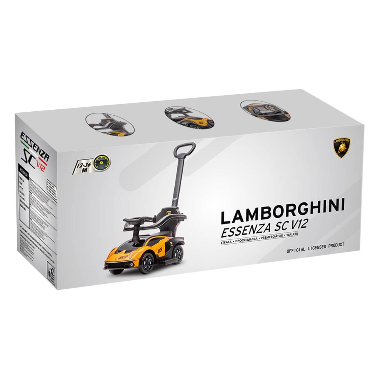 Premergator Walkway Lamborghini Essenza SC V12 Galben Negru 67x28.5x29.5cm - poza 5