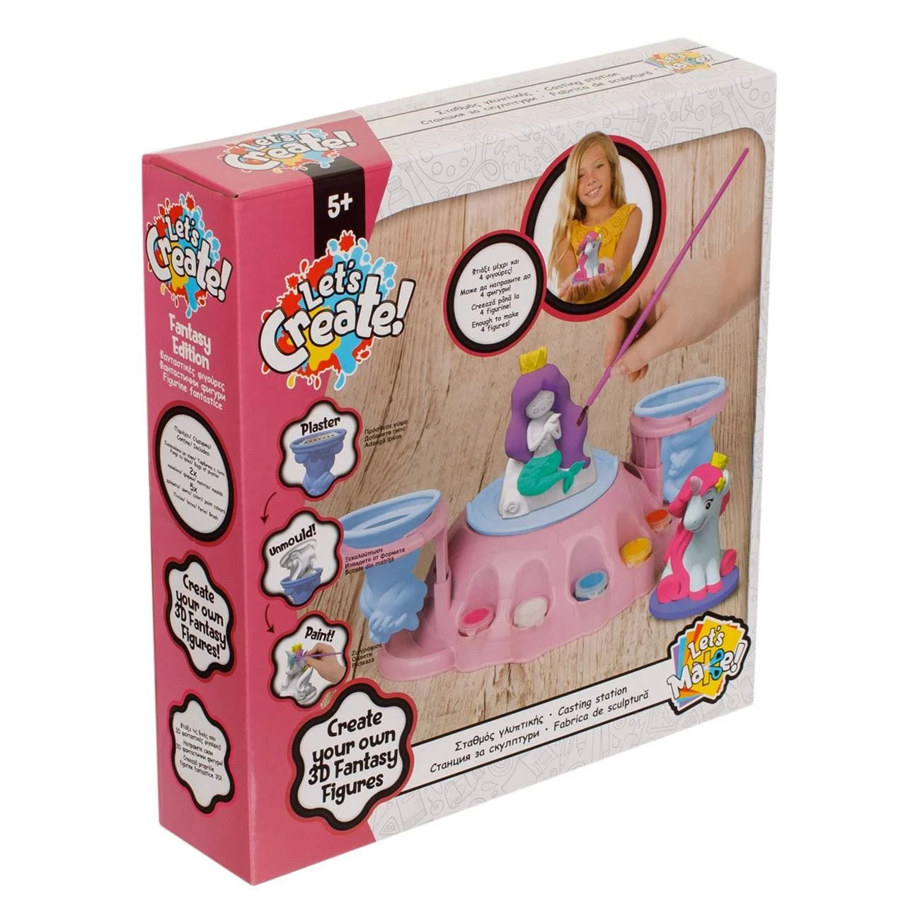 Set Creativ "Fabrica de Sculptura" cu Ipsos Unicorn