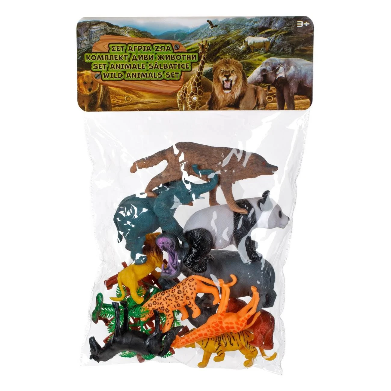 Set Animale Salbatice de Plastic - 16buc - poza 2