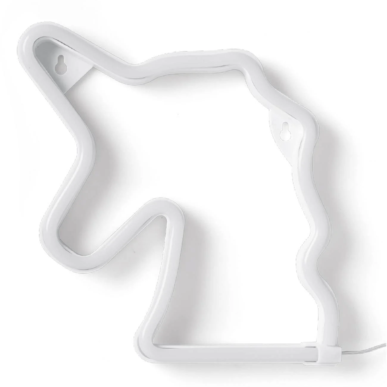 Lampa LED Neon Unicorn Multicolor cu USB 22x22cm - poza 5