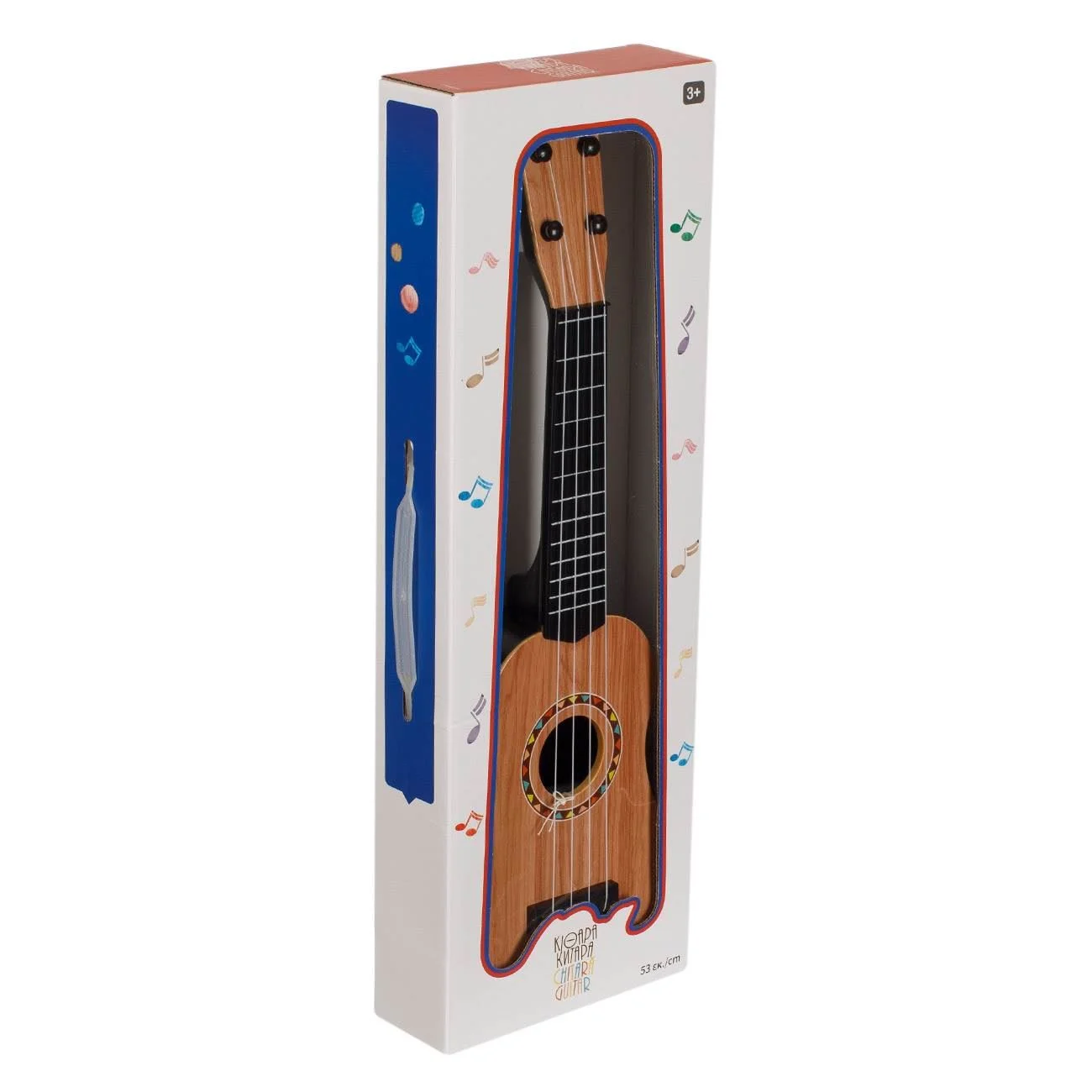 Chitara Clasica Bej cu Corzi din Plastic 53cm - poza 2