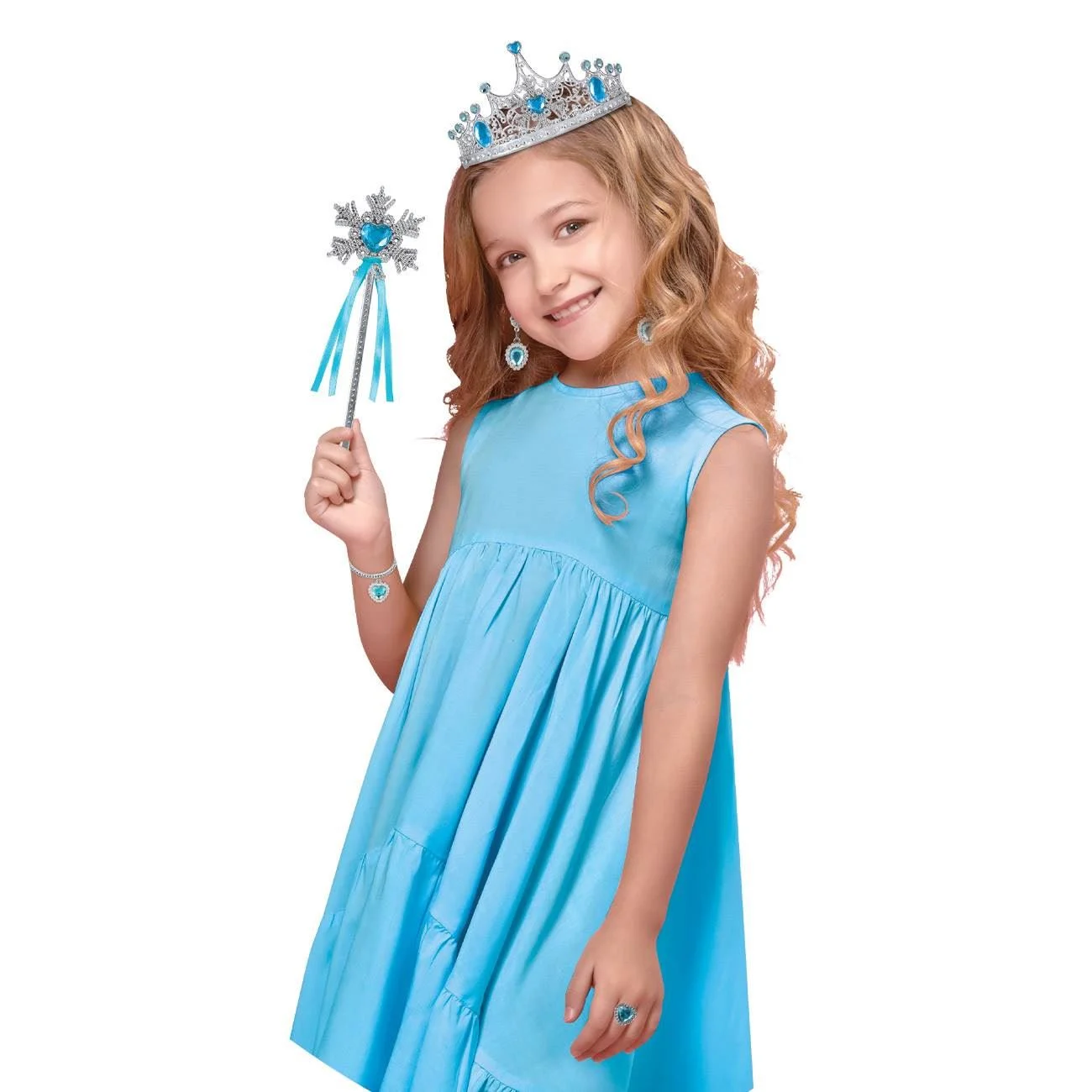 Set de Joaca cu Pantofi Bleu & Accesorii de Printesa - poza 2