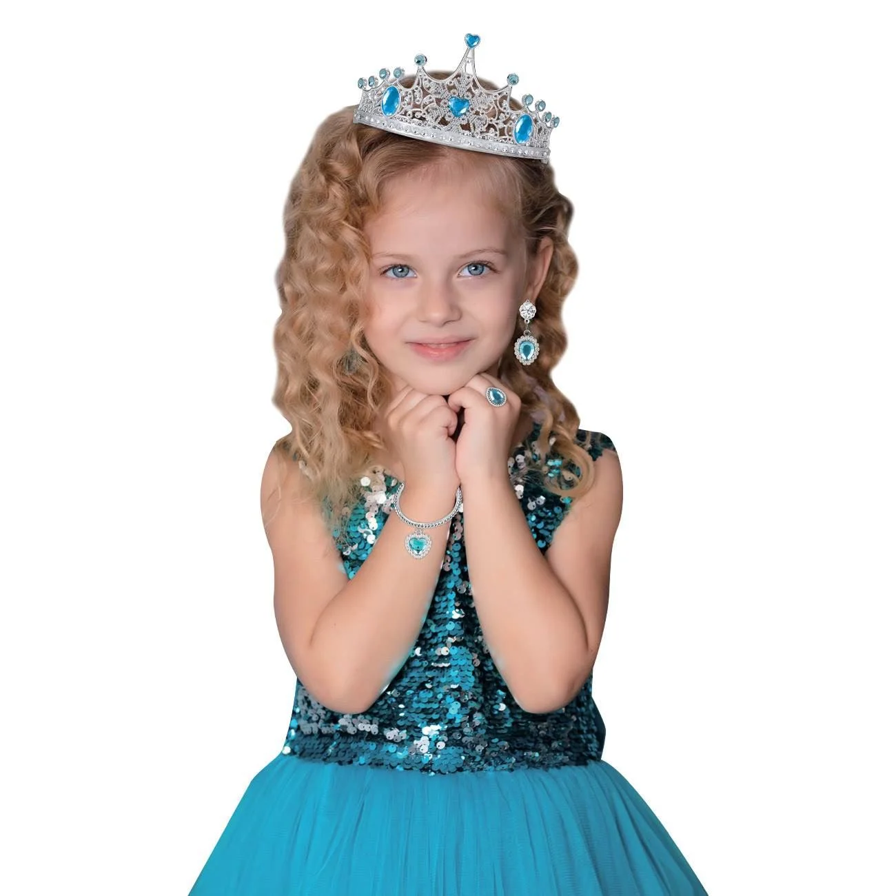 Set de Joaca cu Pantofi Bleu & Accesorii de Printesa - poza 3