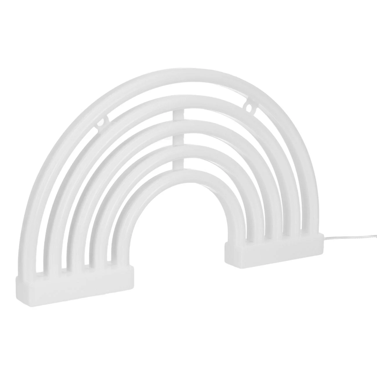 Lampa LED Neon Curcubeu Colorat cu USB 30x18cm - poza 2