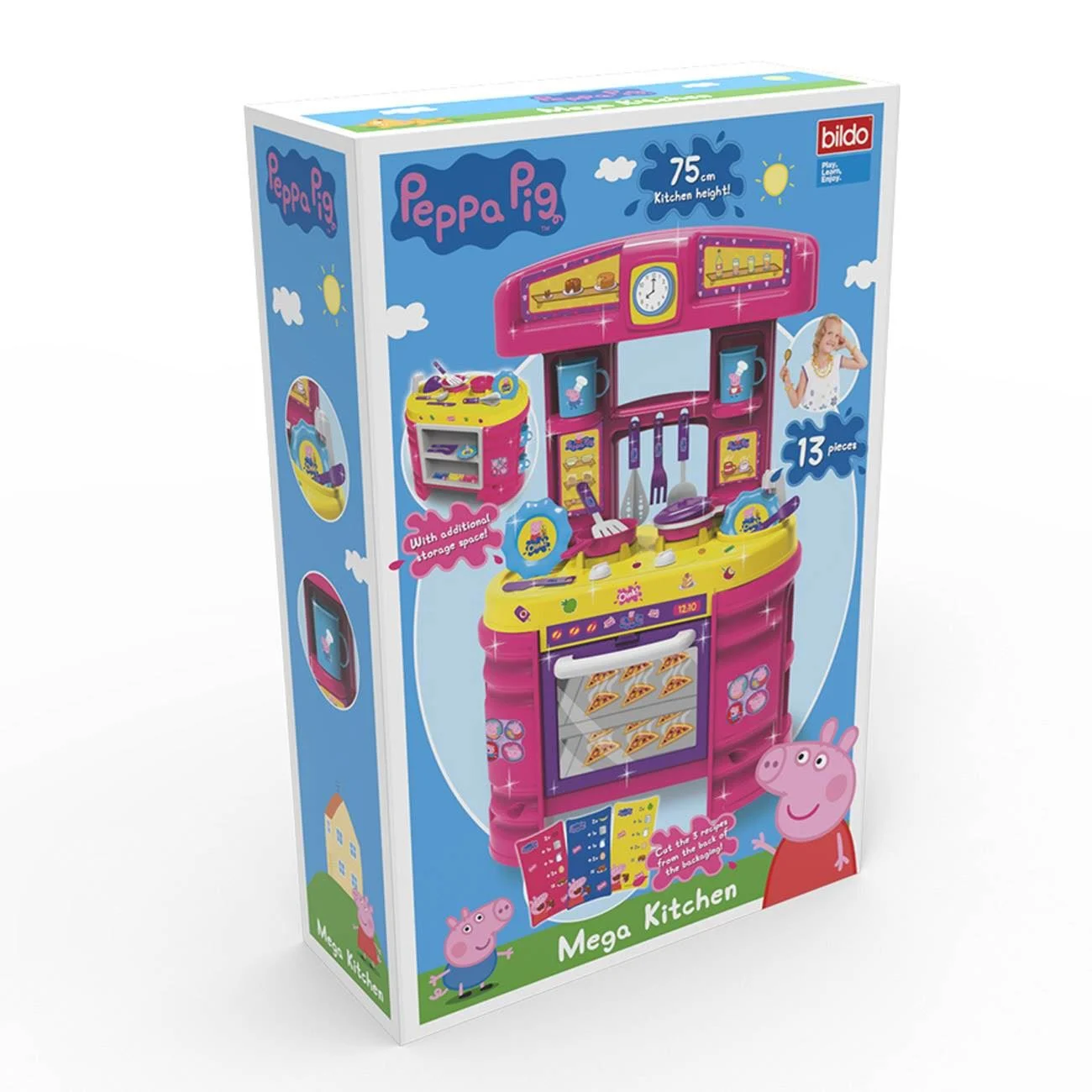 Bucatarie cu 13 Accesorii Peppa pentru Copii - poza 2