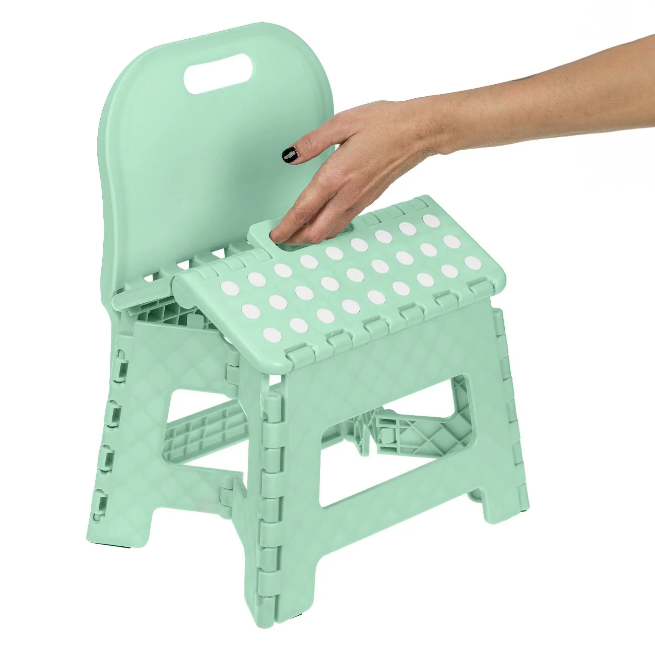Taburet Pliabil - Treapta Verde 32x25x40cm - poza 3