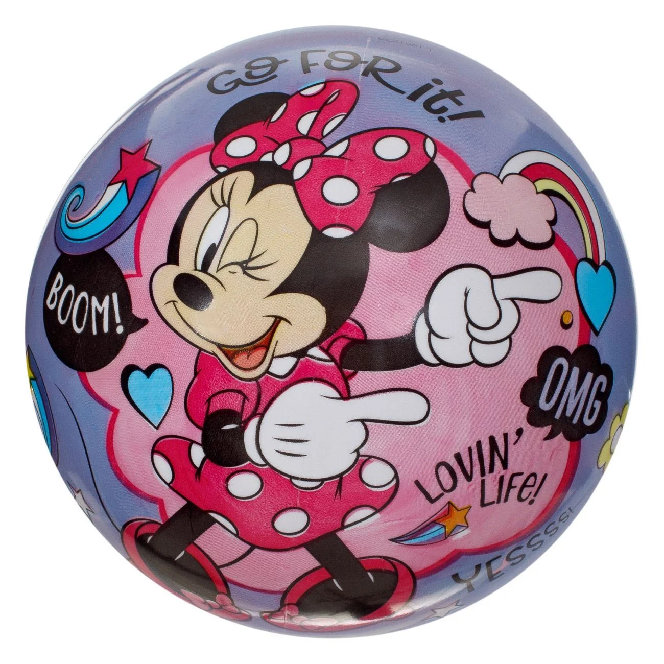 Minge din Plastic pentru Plaja Colorata Minnie Mouse 23cm - poza 4