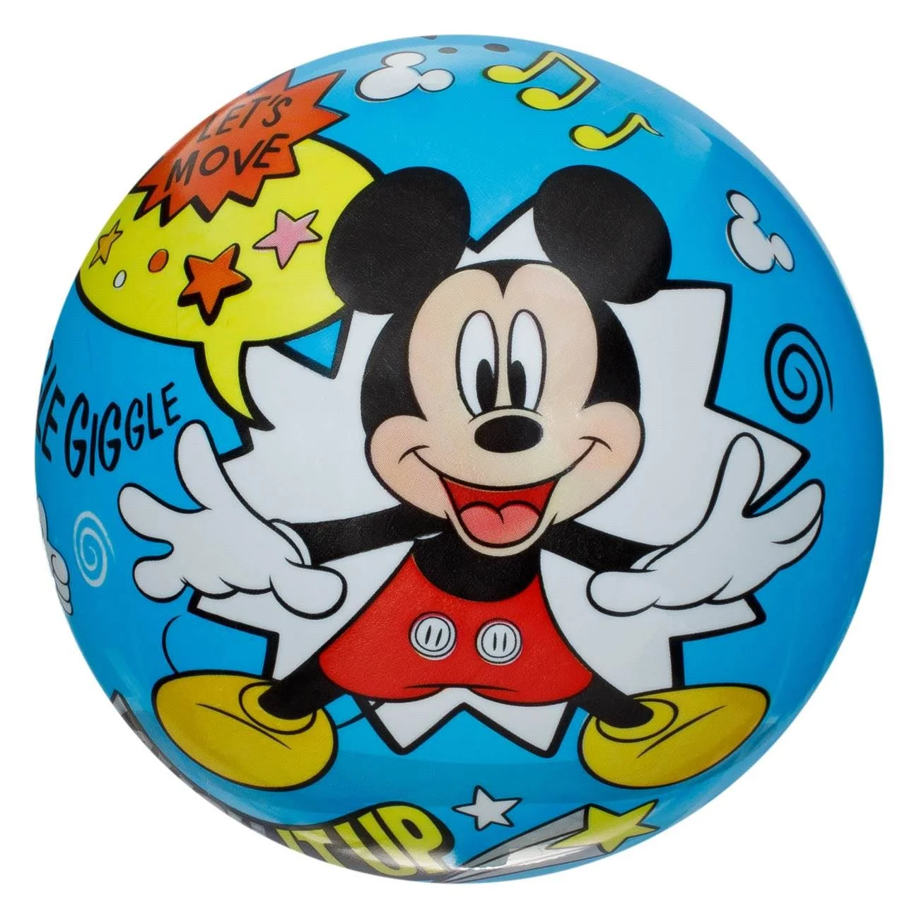 Minge din Plastic pentru Plaja Colorata Mickey Mouse 23cm