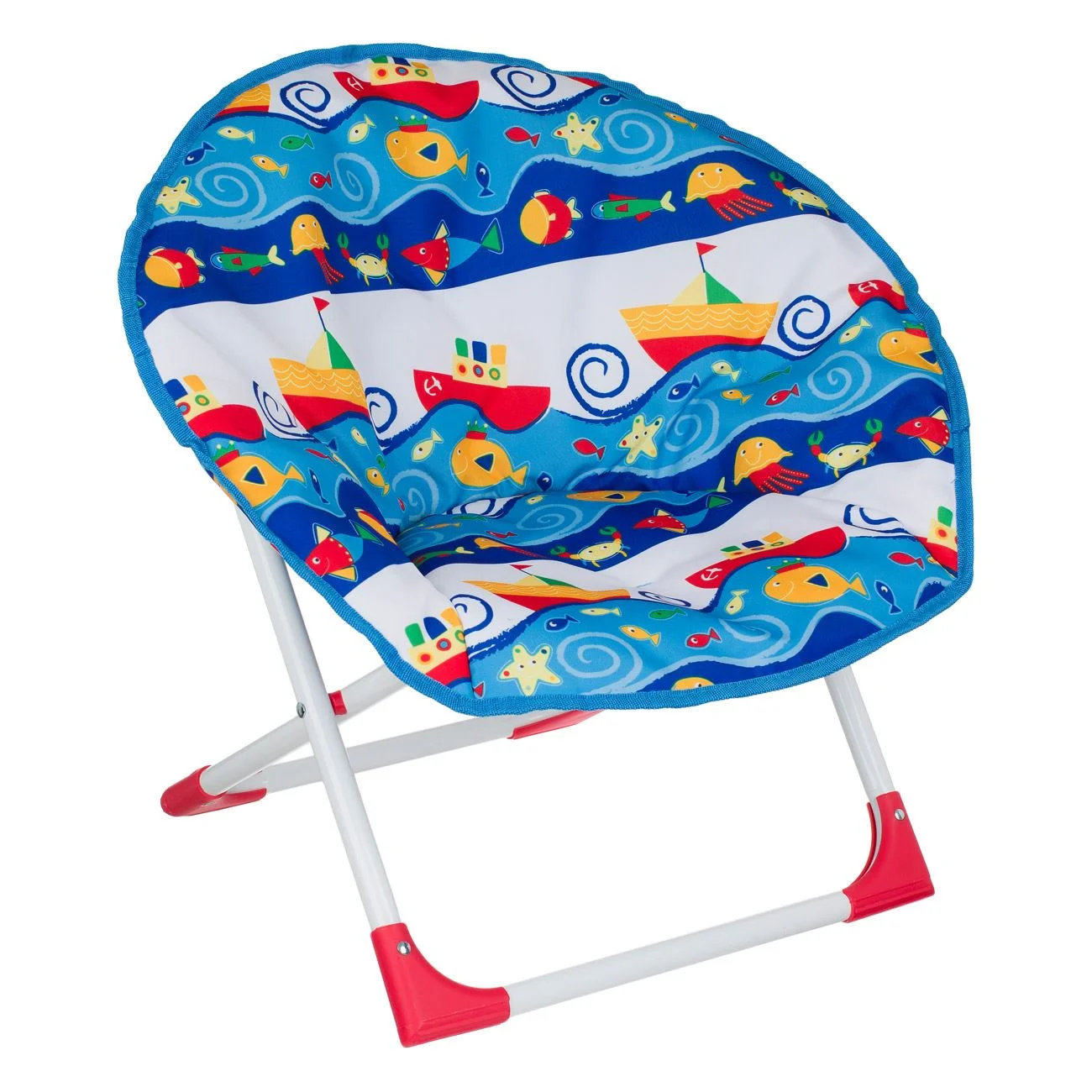 Scaun Fotoliu cu Cadru Metalic cu Model Pesti pentru Copii 51x42x51cm - poza 2