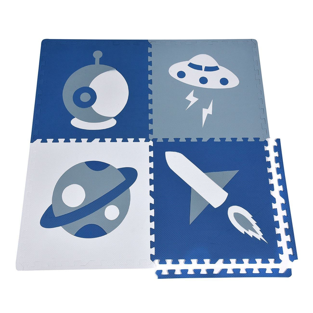 Covor Puzzle Bleu Ciel pentru Copii 61x61cm (4 Piese) - poza 2