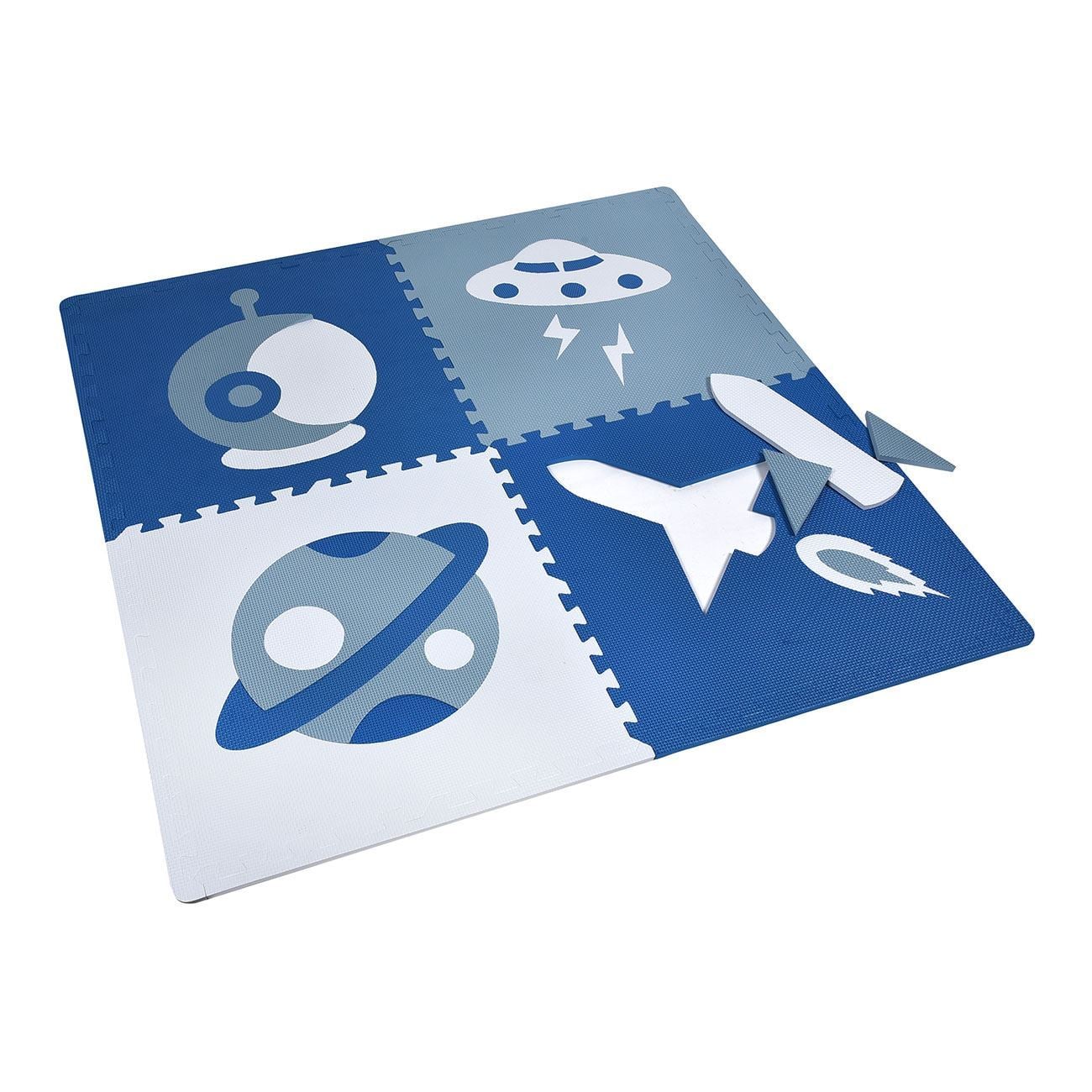 Covor Puzzle Bleu Ciel pentru Copii 61x61cm (4 Piese) - poza 3