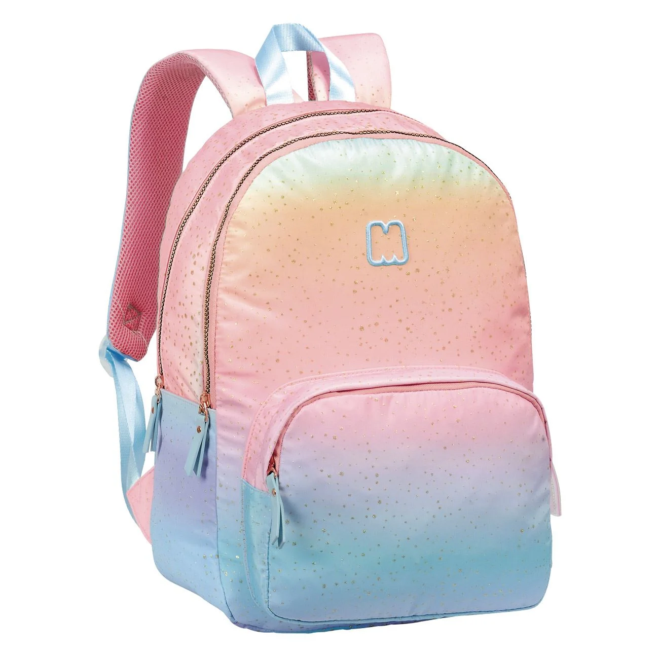 Ghiozdan Ciel Corai Degrade Glitter - Marshmallow - poza 2