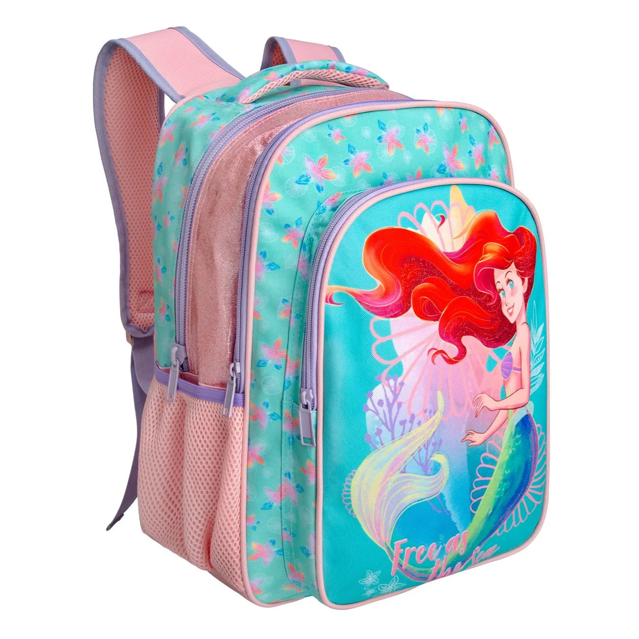 Ghiozdan cu Glitter Ariel "Free As The Sea" - poza 2