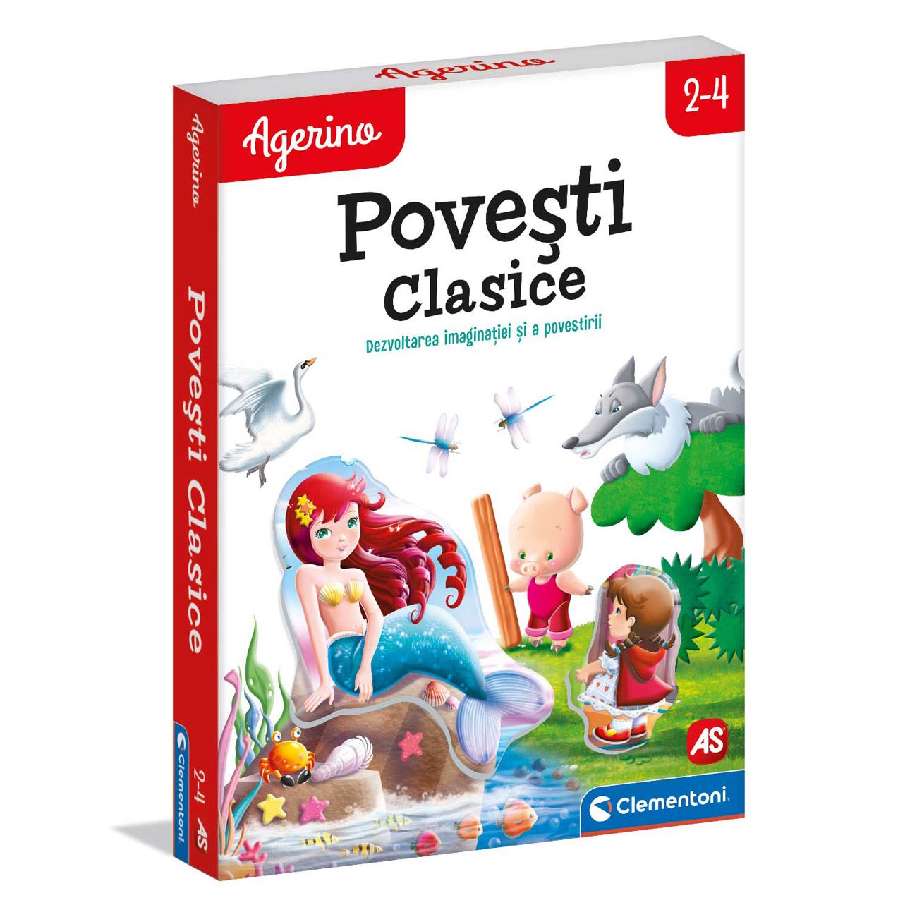 Set Educativ cu Cartonase Puzzle Povesti Clasice Agerino - AS