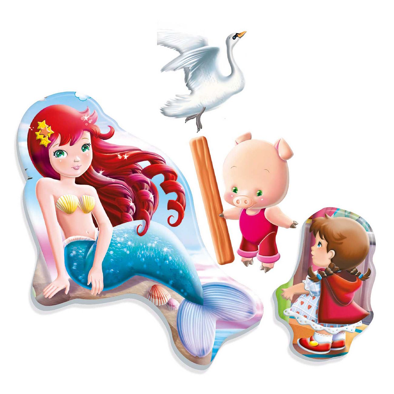 Set Educativ cu Cartonase Puzzle Povesti Clasice Agerino - AS - poza 5