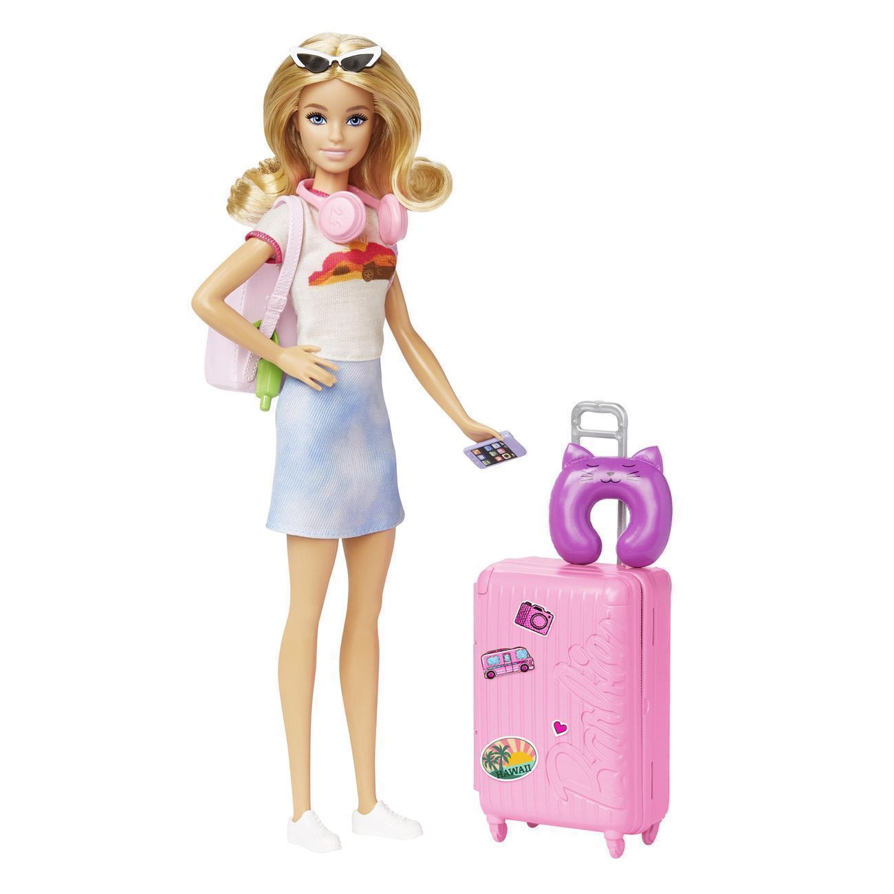 Papusa Barbie Gata de Calatorie - Mattel - poza 2