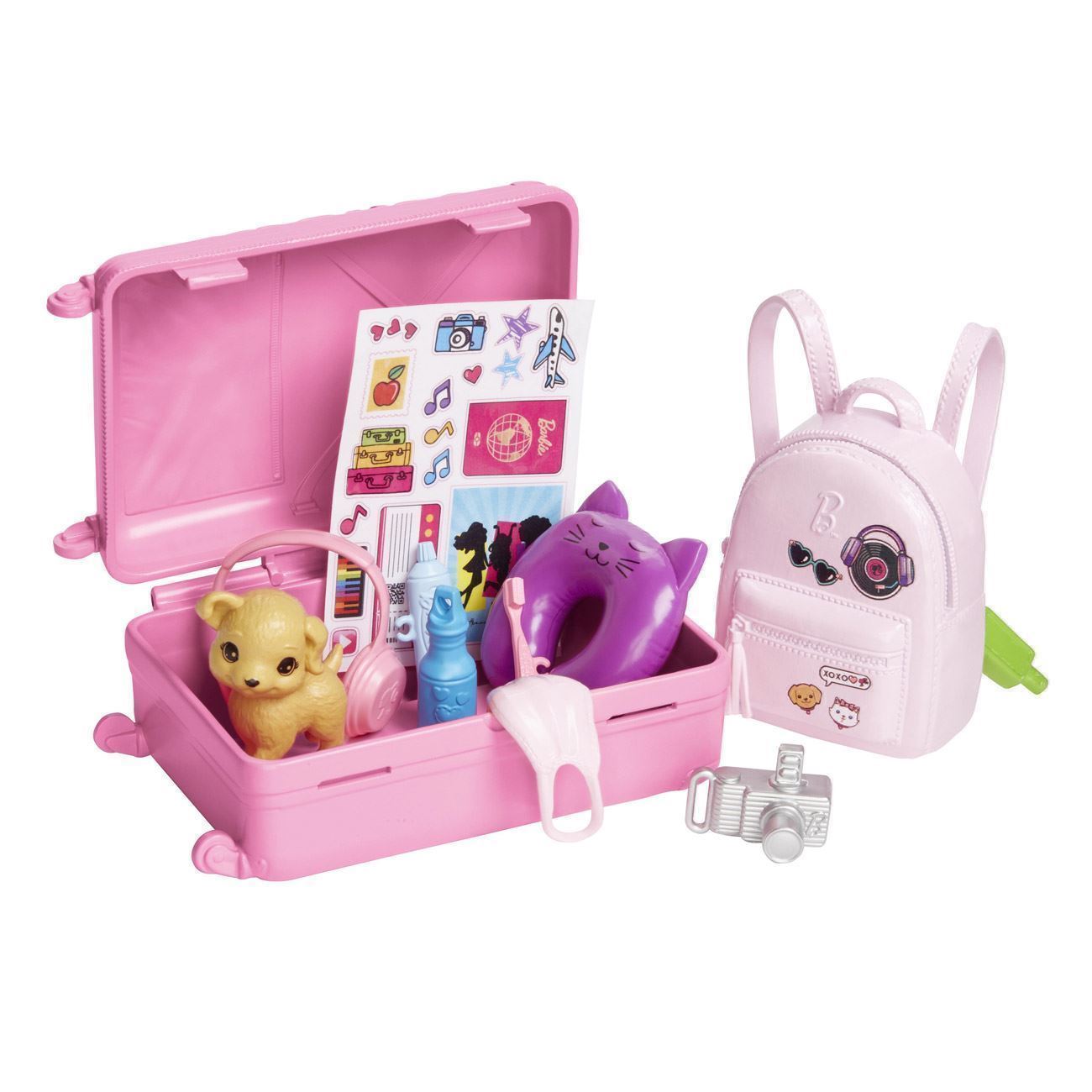 Papusa Barbie Gata de Calatorie - Mattel - poza 4