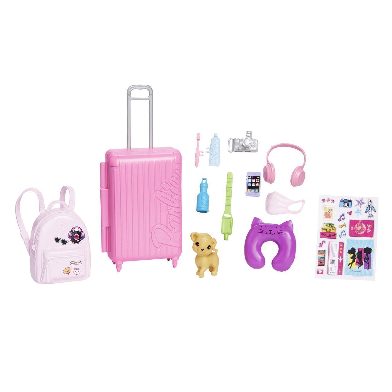 Papusa Barbie Gata de Calatorie - Mattel - poza 5
