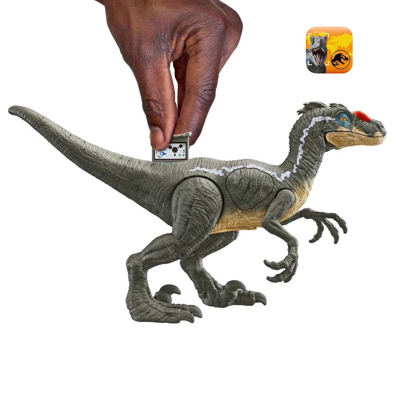 Jurassic Attack Velociraptor - Mattel - poza 4