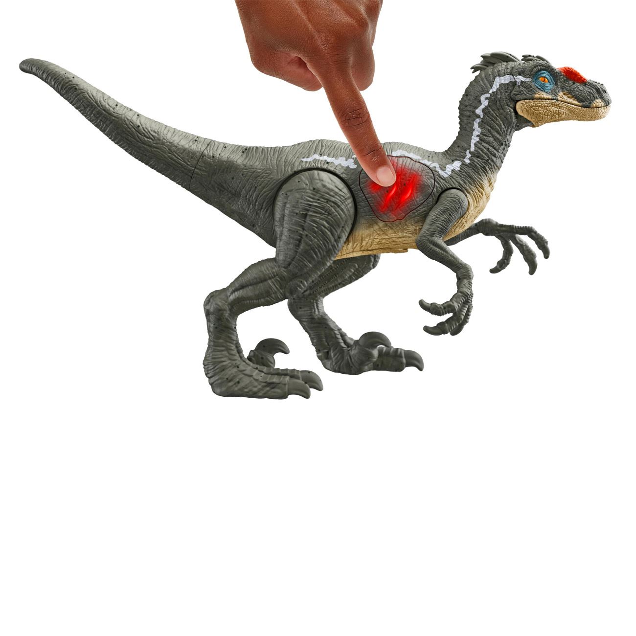 Jurassic Attack Velociraptor - Mattel - poza 5