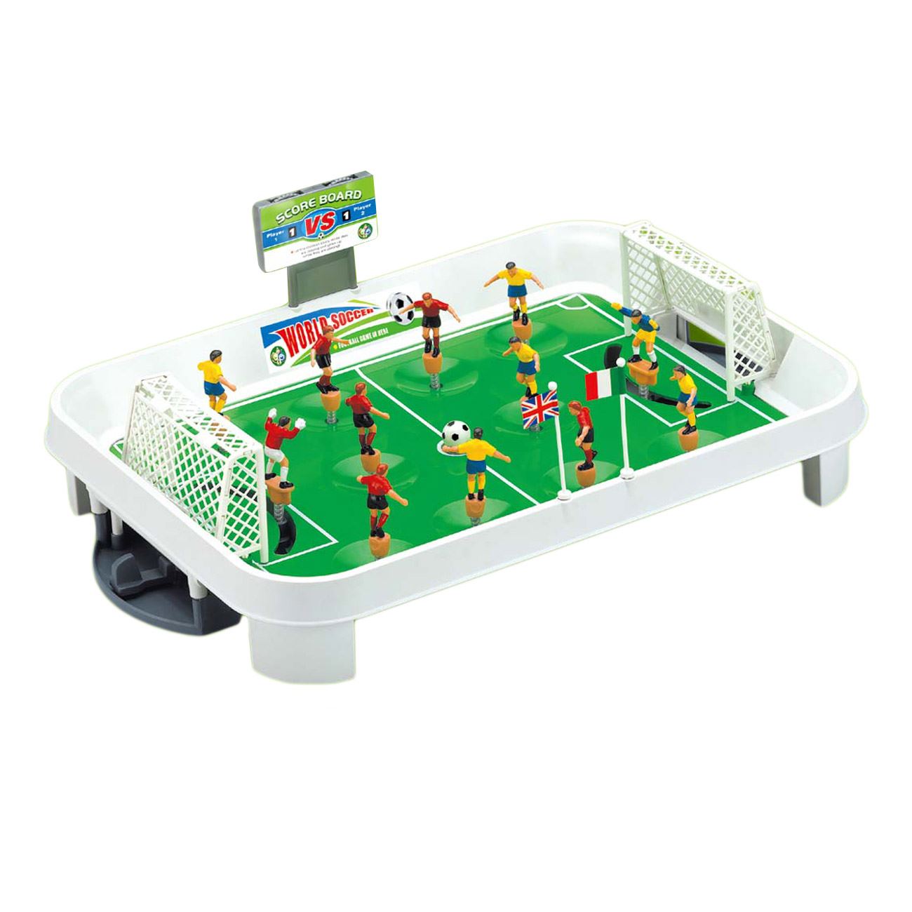 Fotbal de Masa cu Jucatori Arc & Panou de Scor 38x6x26.5cm
