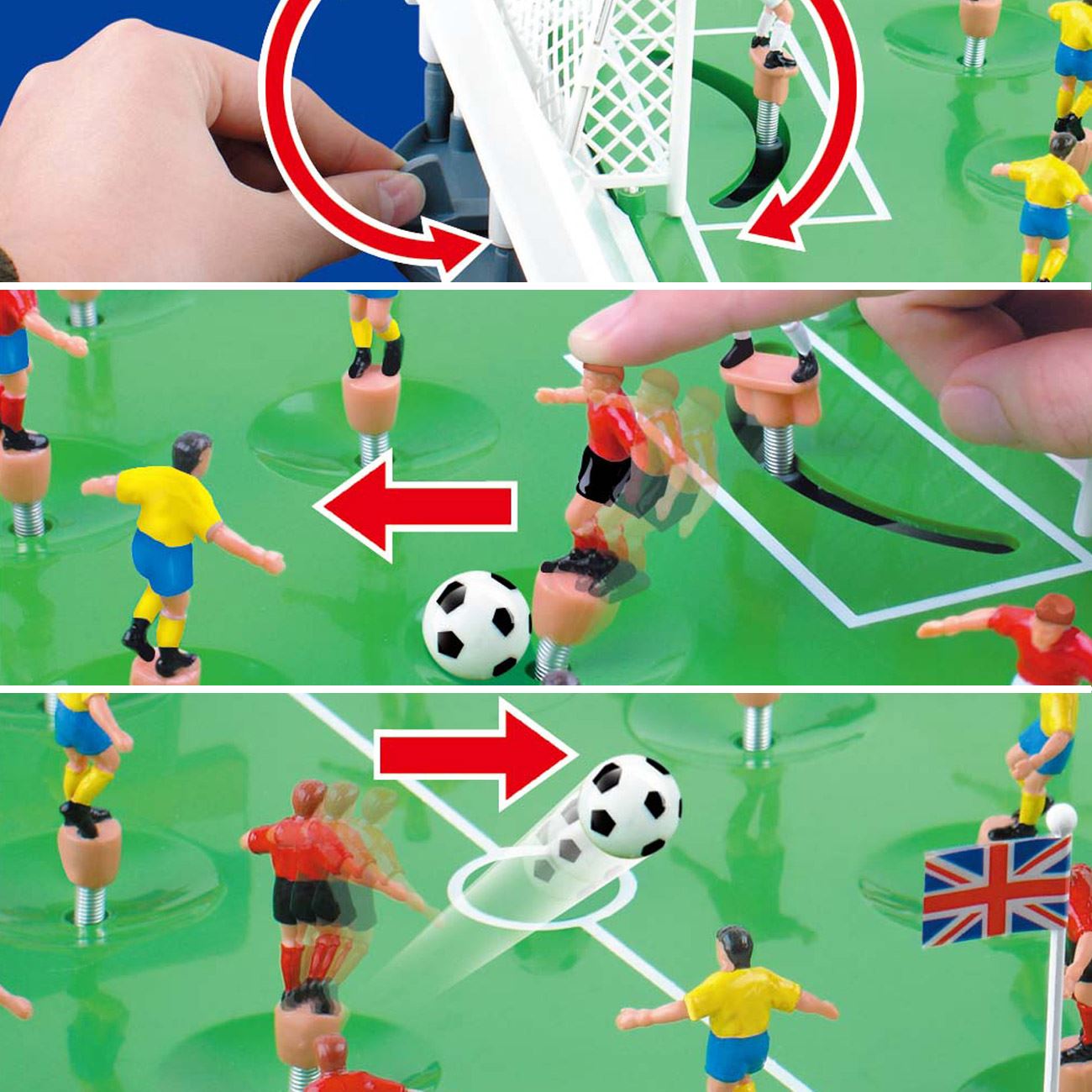 Fotbal de Masa cu Jucatori Arc & Panou de Scor 38x6x26.5cm - poza 2