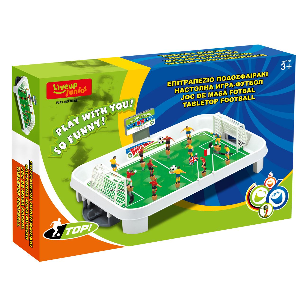 Fotbal de Masa cu Jucatori Arc & Panou de Scor 38x6x26.5cm - poza 4