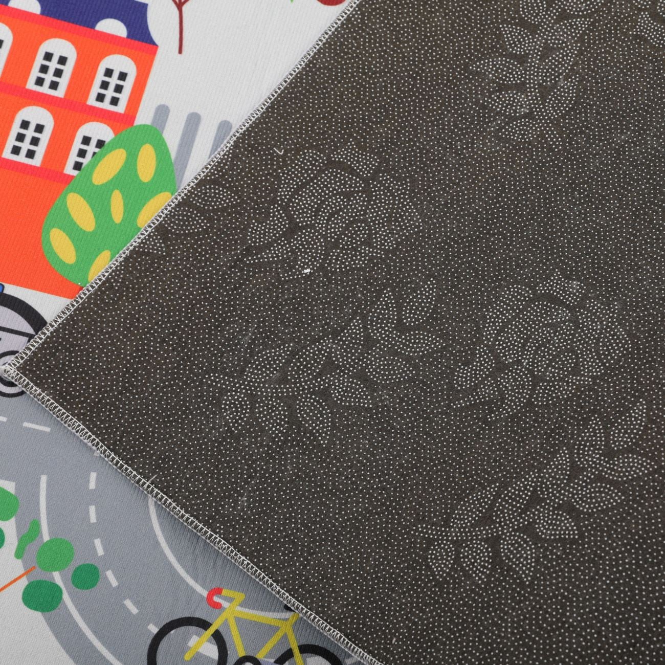Covor Decorativ Dreptunghiular Gri Pista de Curse 150x100cm - poza 3