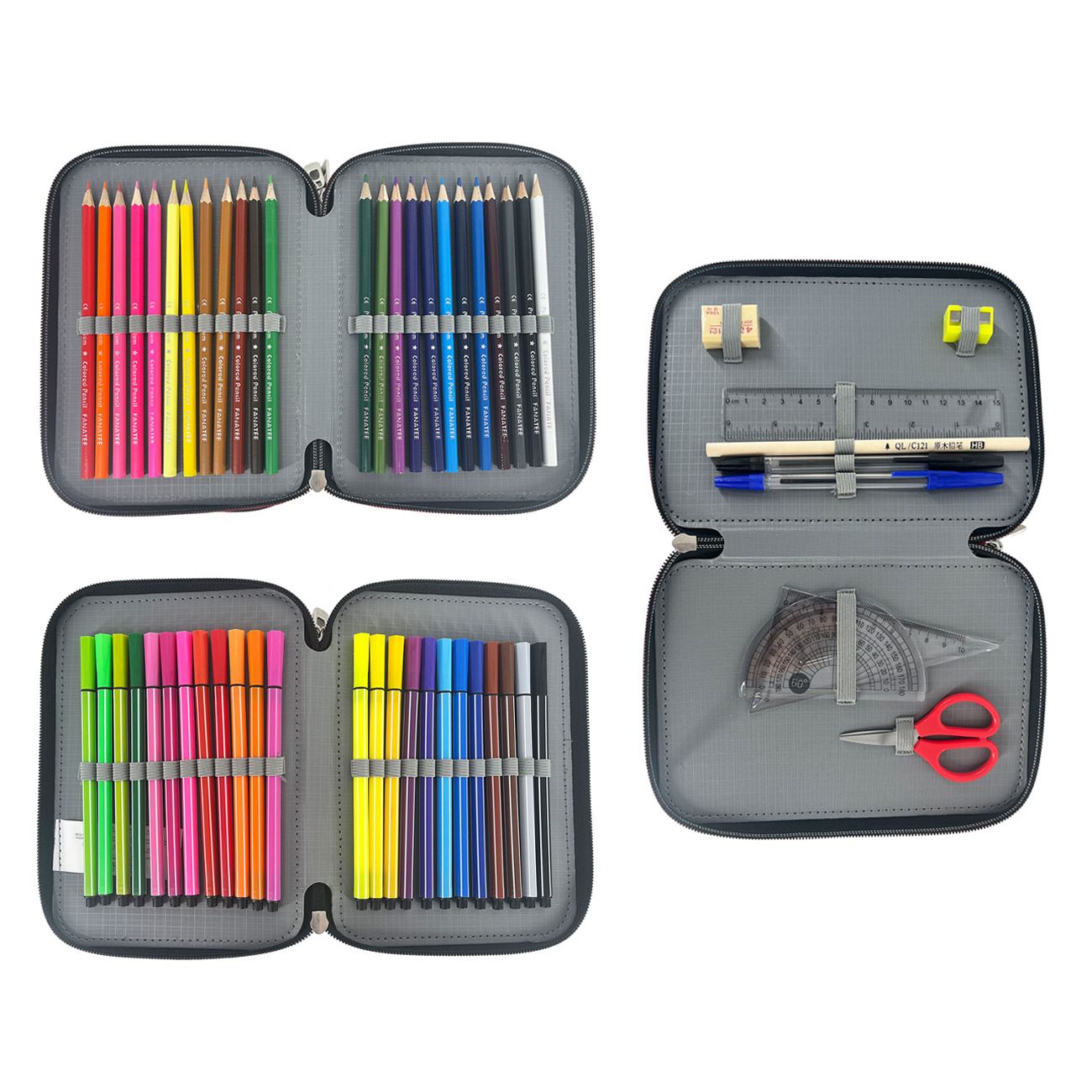 Penar Echipat Triplu Negru Imagine Animata Gaming 15x21x7cm - Fanatee - poza 2