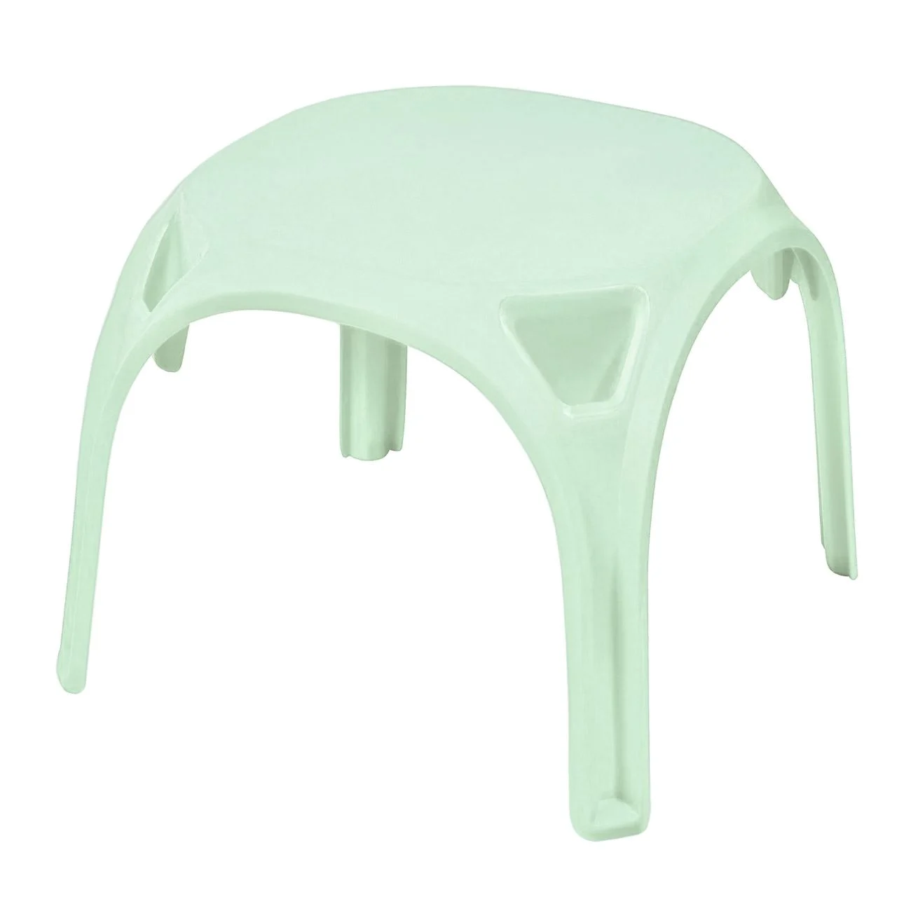 Masa pentru Copii din Plastic Verde Fistic Mat 55x55x48cm