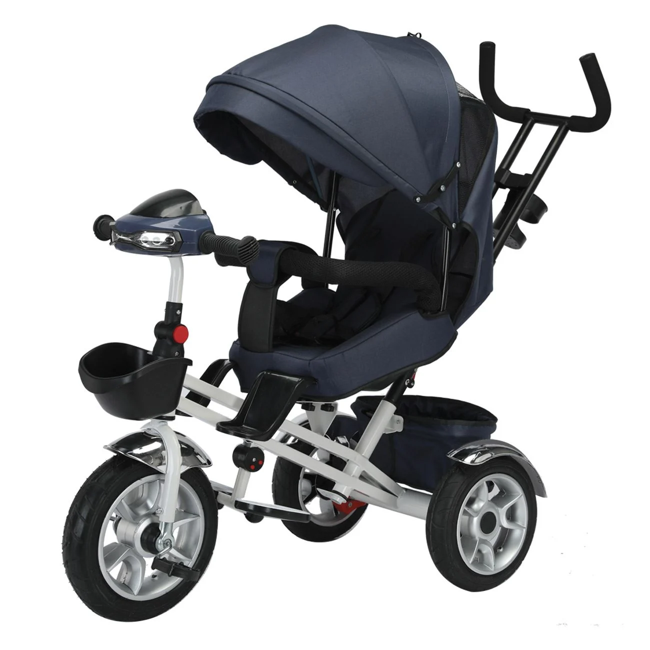 Tricicleta 4in1 cu Lumina Muzica & Sezut Reversibil