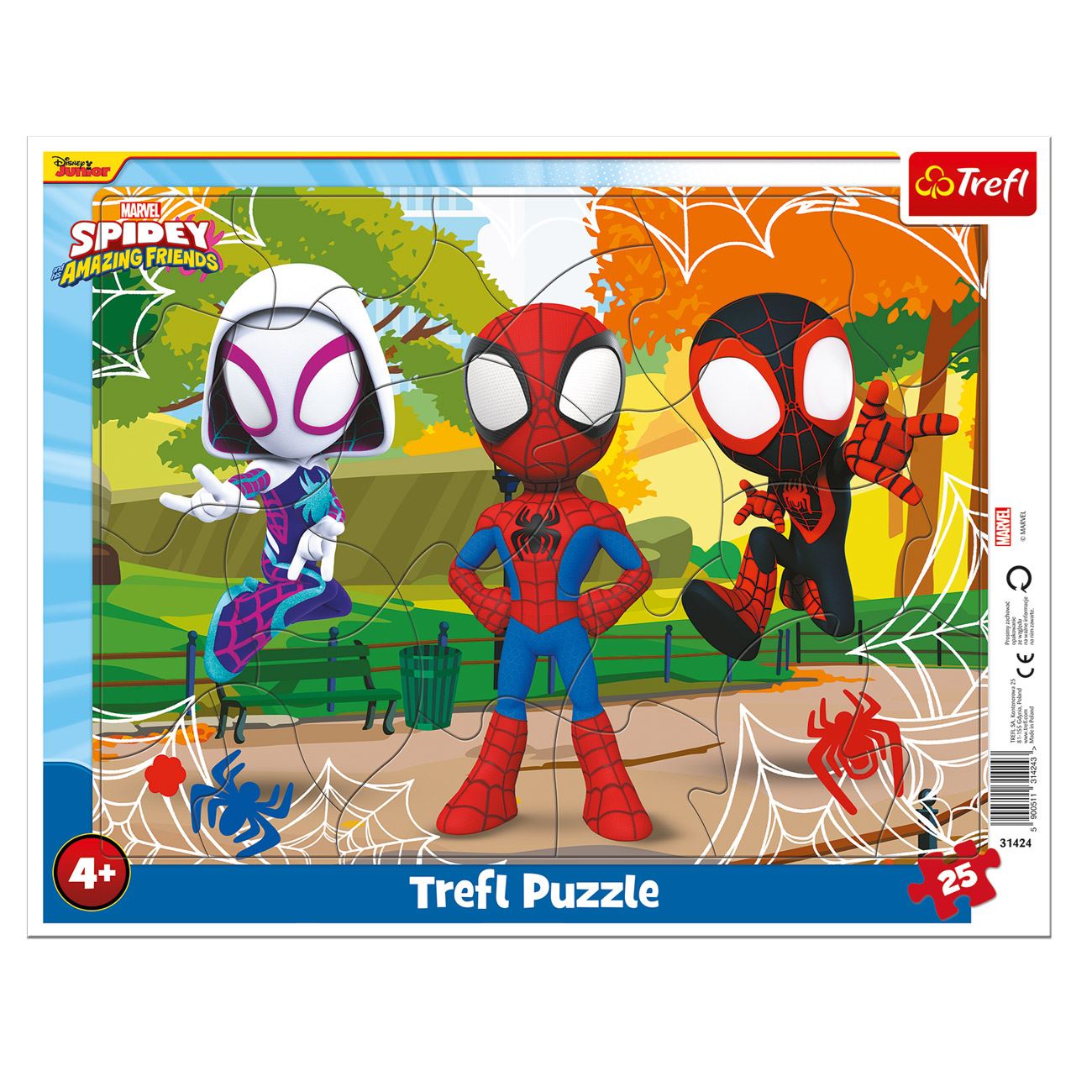 Puzzle Spidy & Amazing Friends (25 de piese) - Trefl