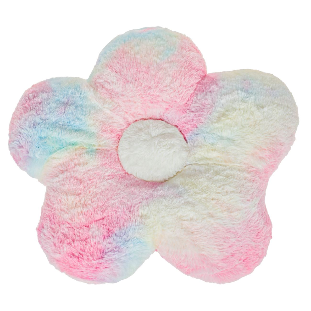 Perna Decorativa in Forma de Floare Colorata Tie Dye 40cm