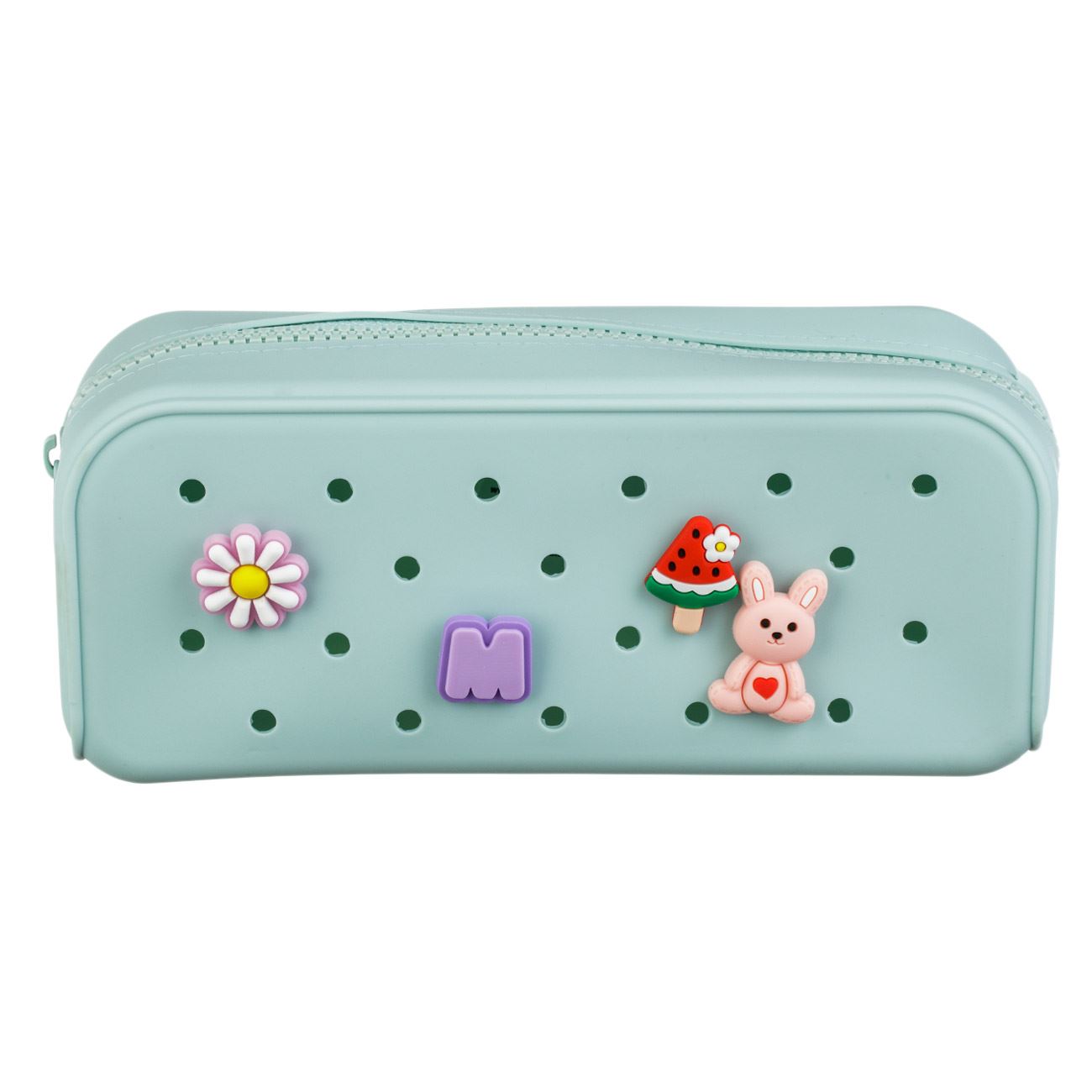 Penar Tub din Silicon Colorat cu Accesorii Decorative (Pins) Marshmallow 21.5x7x9cm - poza 6