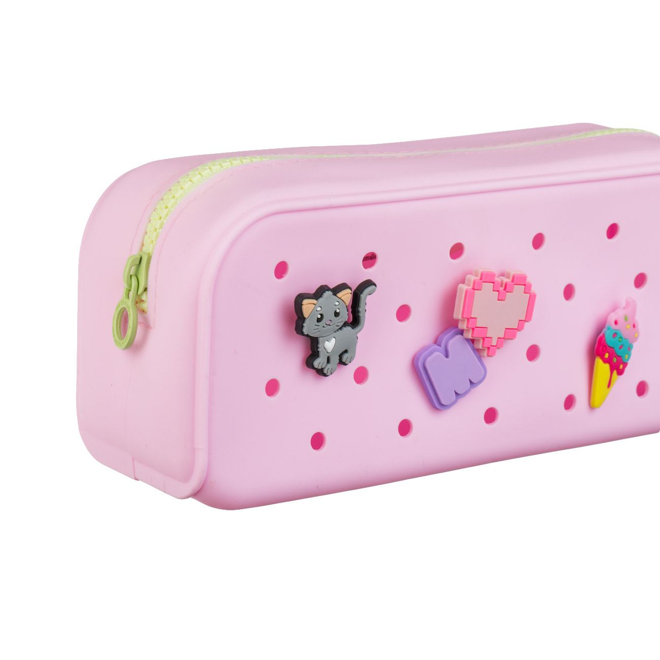Penar Tub din Silicon Colorat cu Accesorii Decorative (Pins) Marshmallow 21.5x7x9cm - poza 7