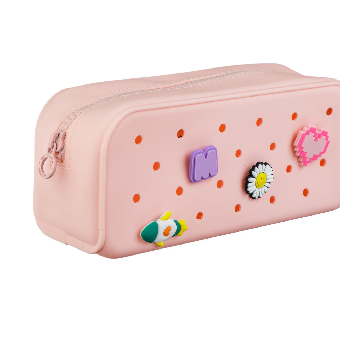 Penar Tub din Silicon Colorat cu Accesorii Decorative (Pins) Marshmallow 21.5x7x9cm - poza 8