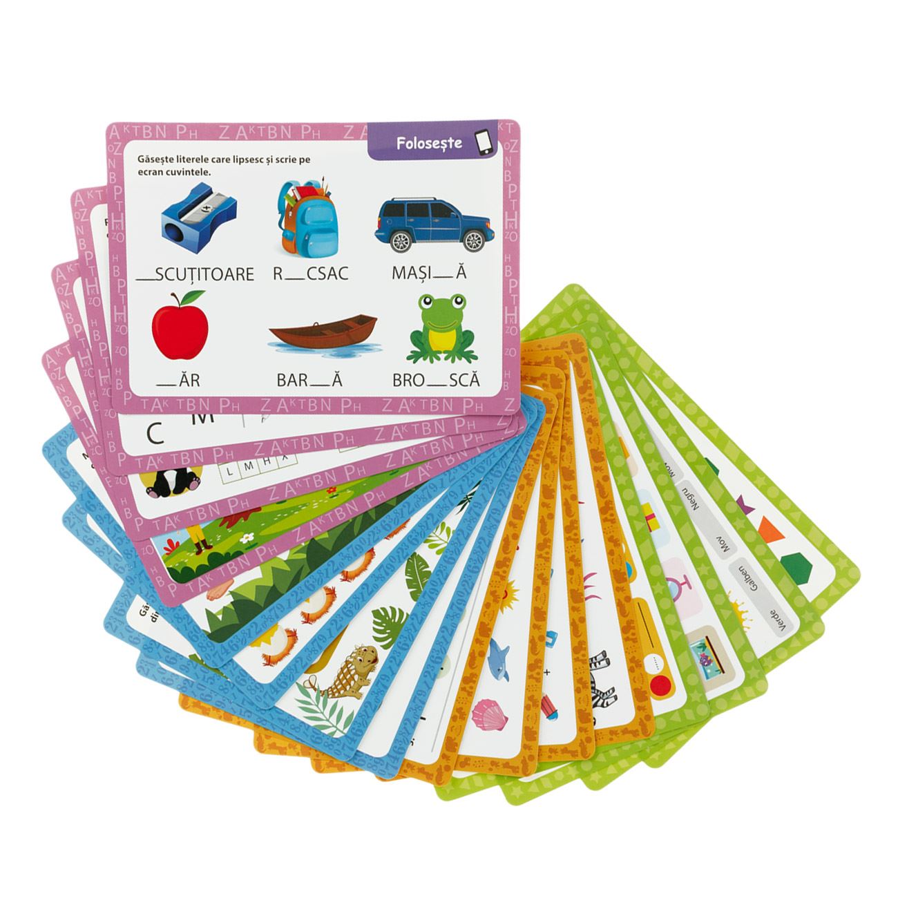 Carduri Educative cu Tableta de Scris cu Ecran LCD - poza 3