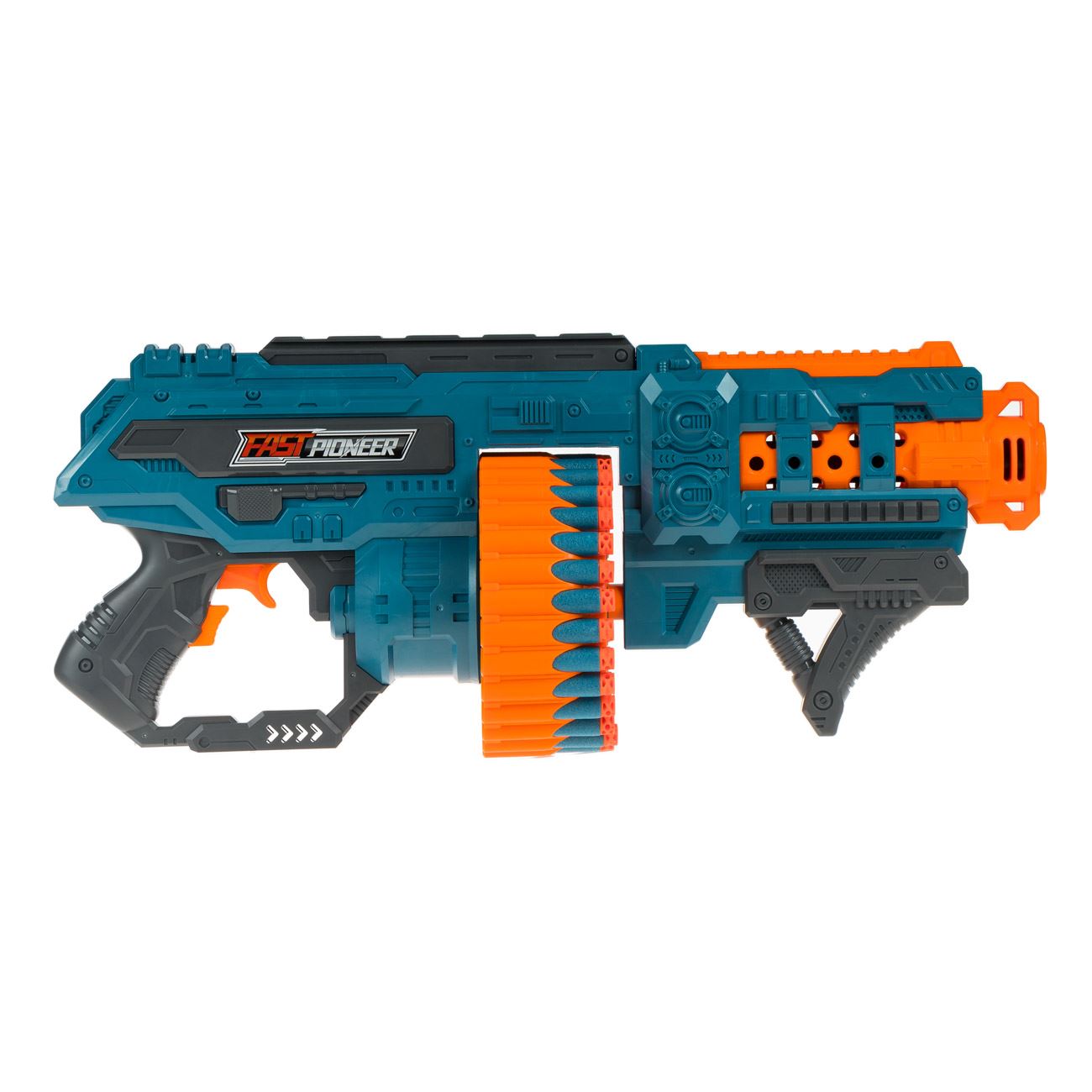 Arma Shooter Bleu-Portocalie cu 48 de Gloante