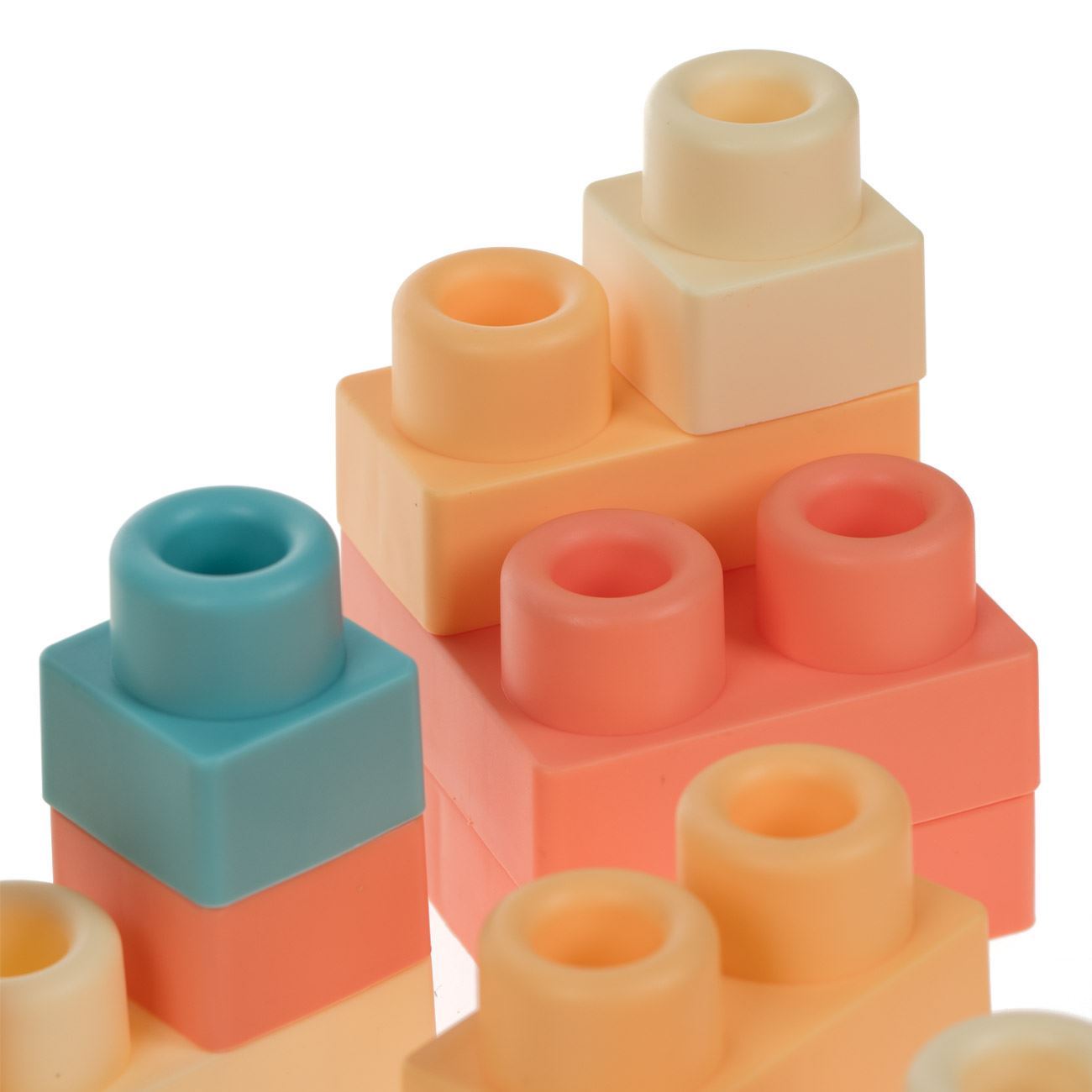 Galeata Scaun cu Cuburi Moi Soft Block - 32 de piese - poza 2